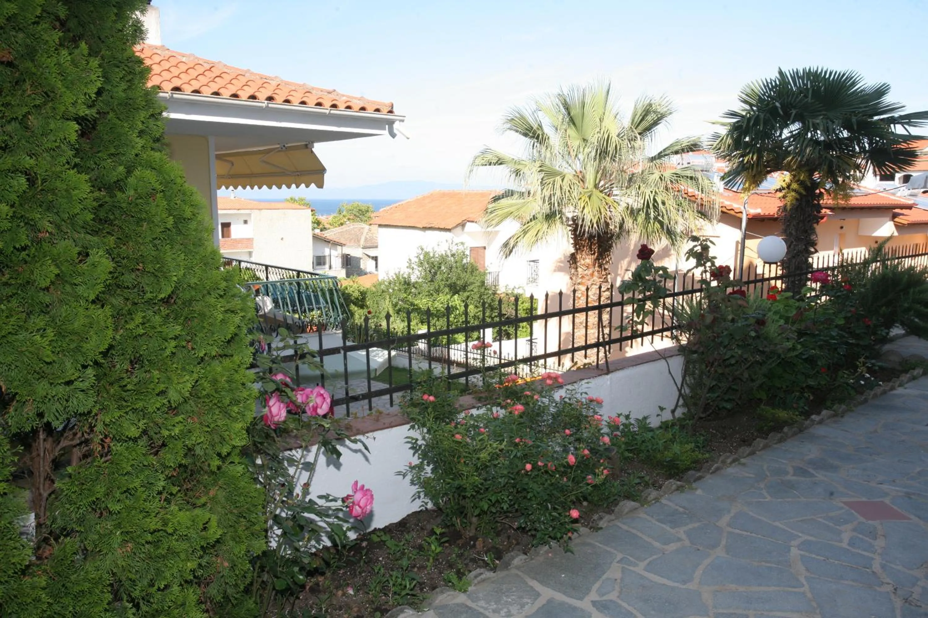 Balcony/Terrace in Anatoli Apartments Polichrono