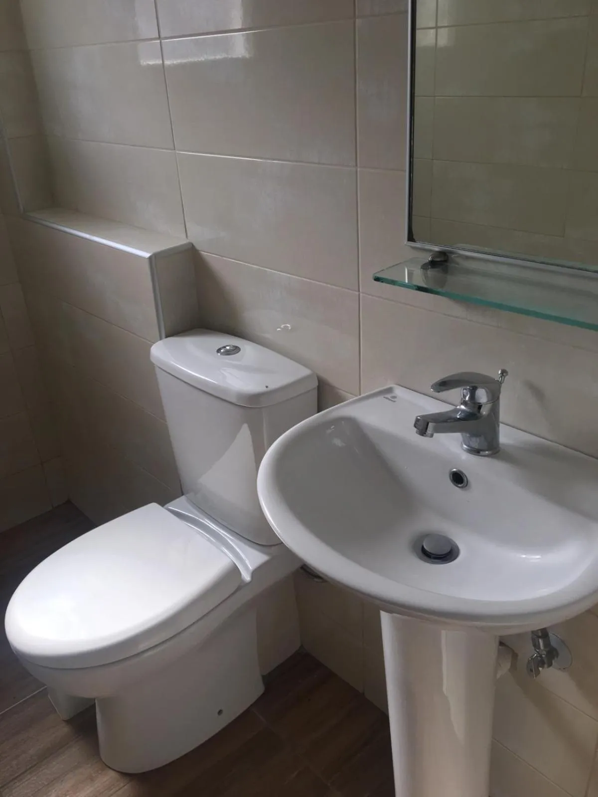 Toilet in Anatoli Apartments Polichrono