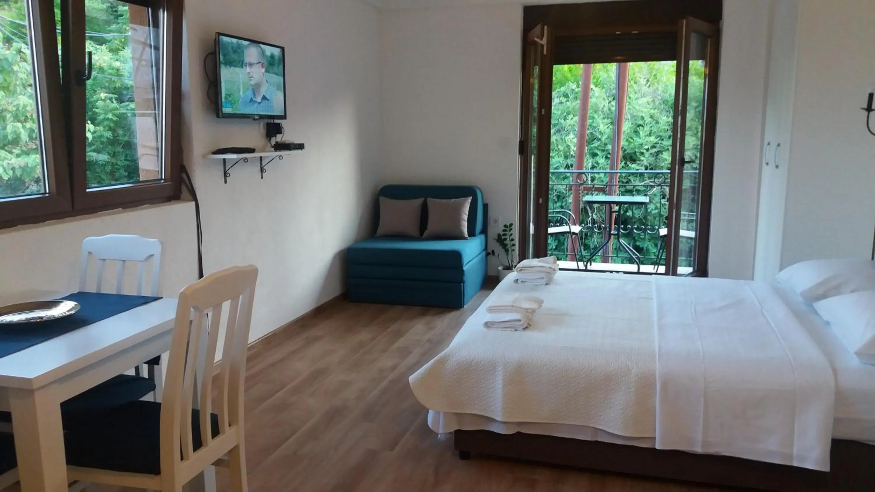 Living room, Bed in Vasiliki
