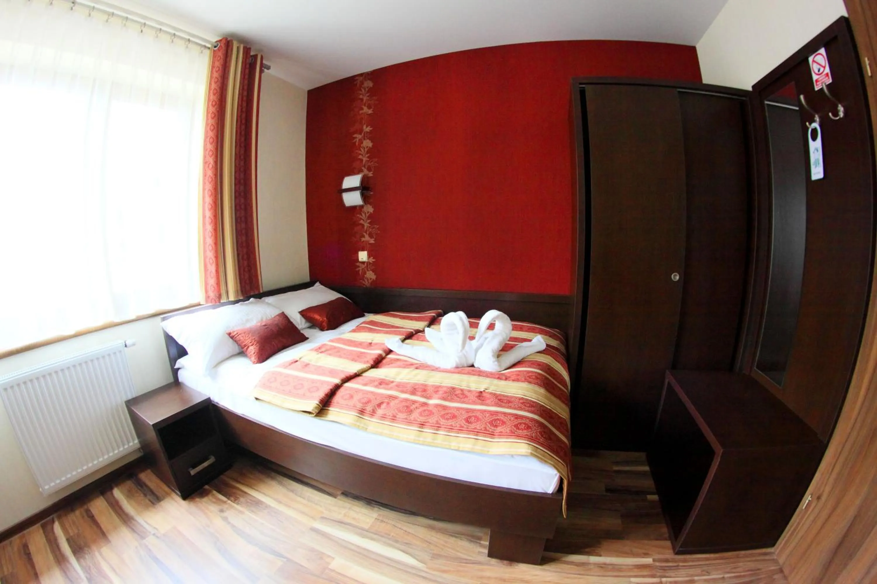 Bed in Hotel Mieszko