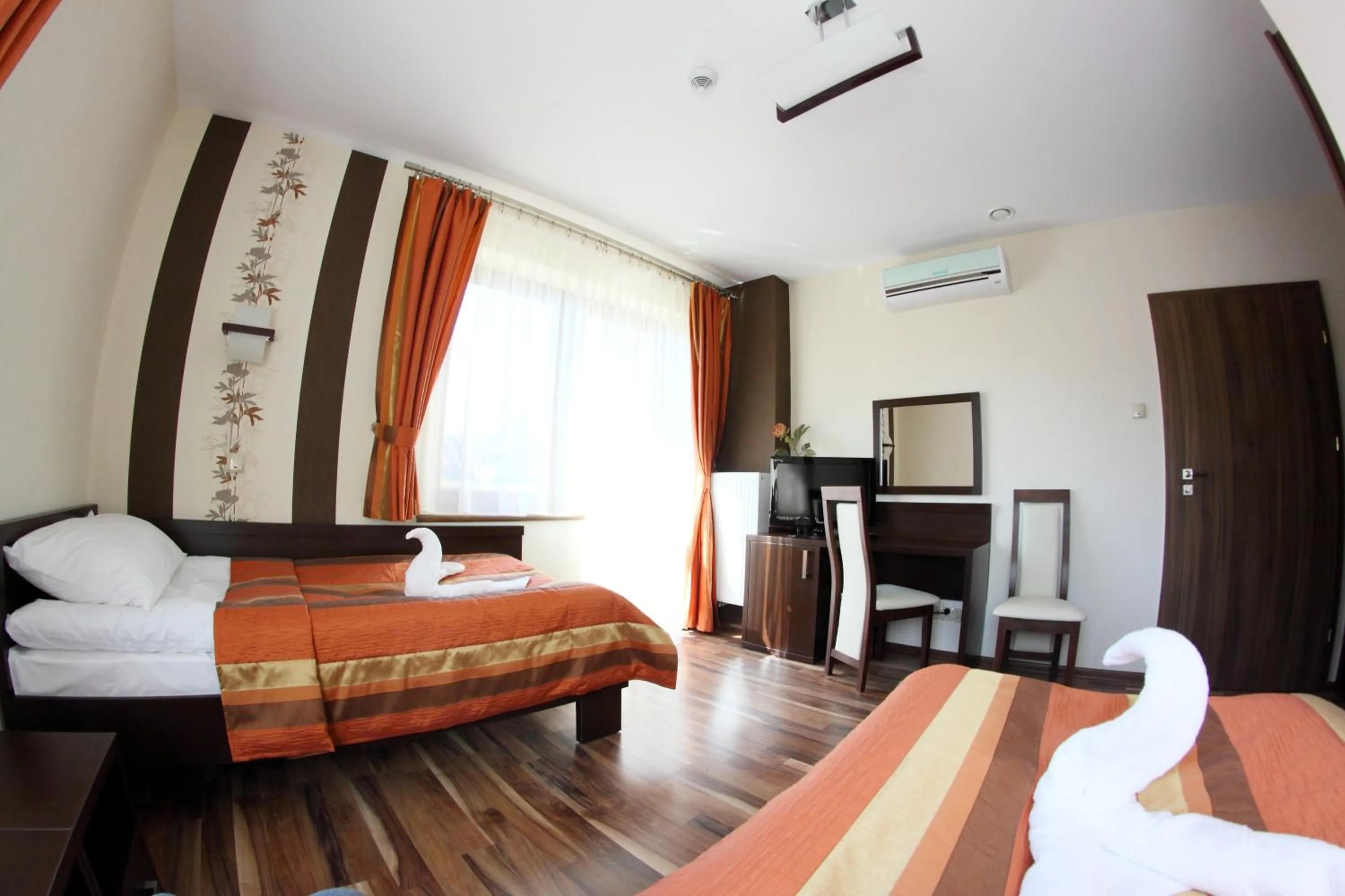 Bed in Hotel Mieszko