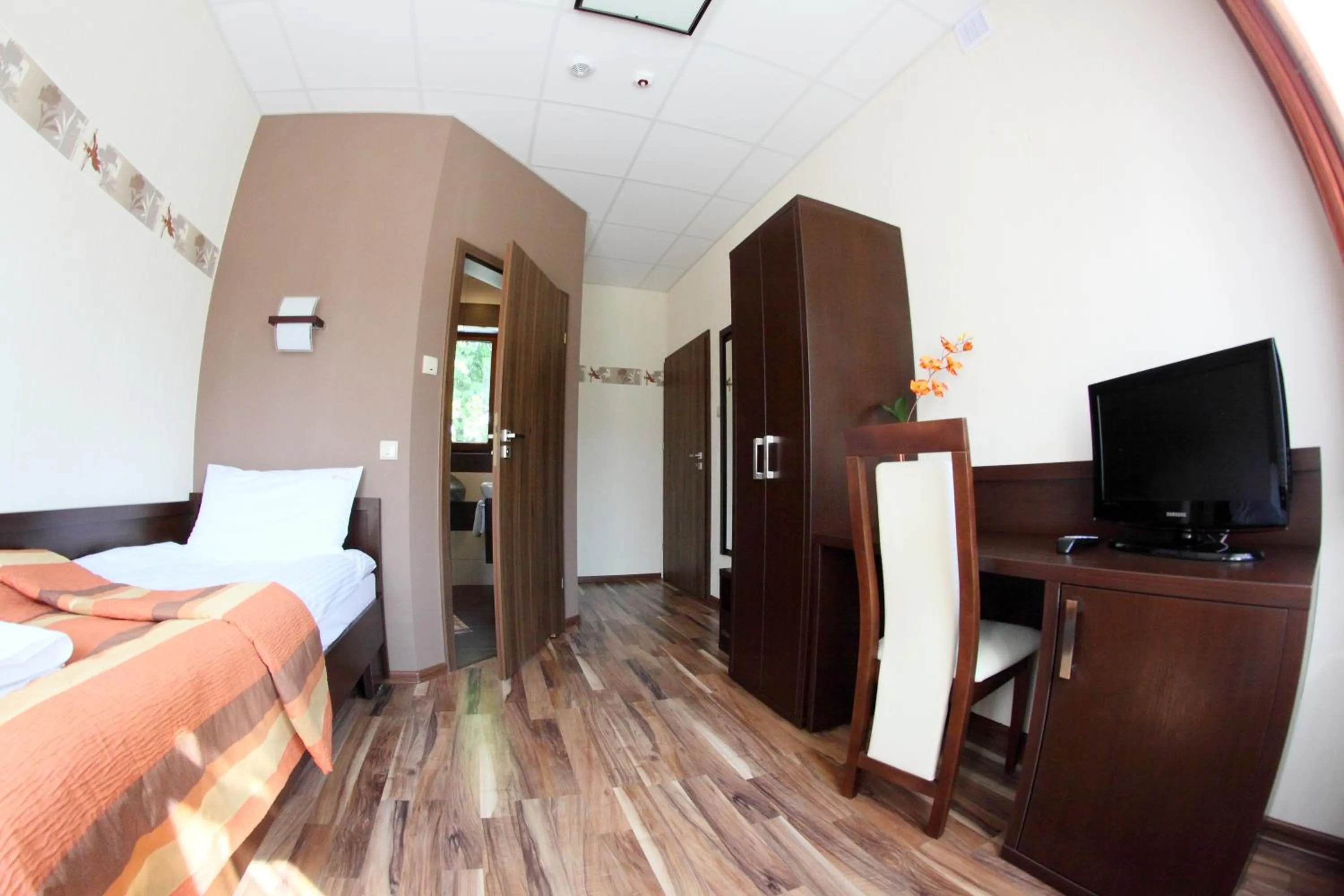 Bed in Hotel Mieszko