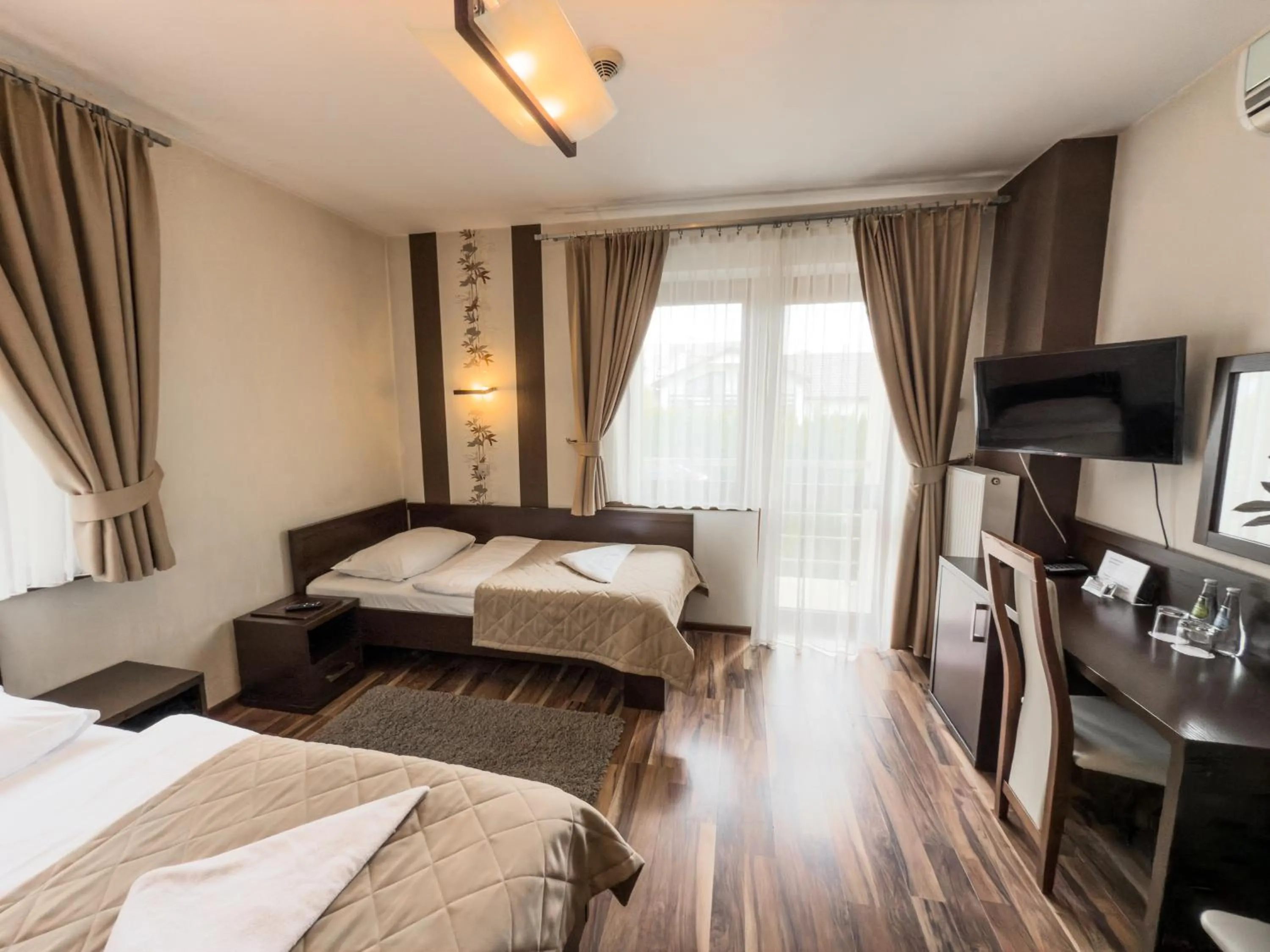 Bed in Hotel Mieszko