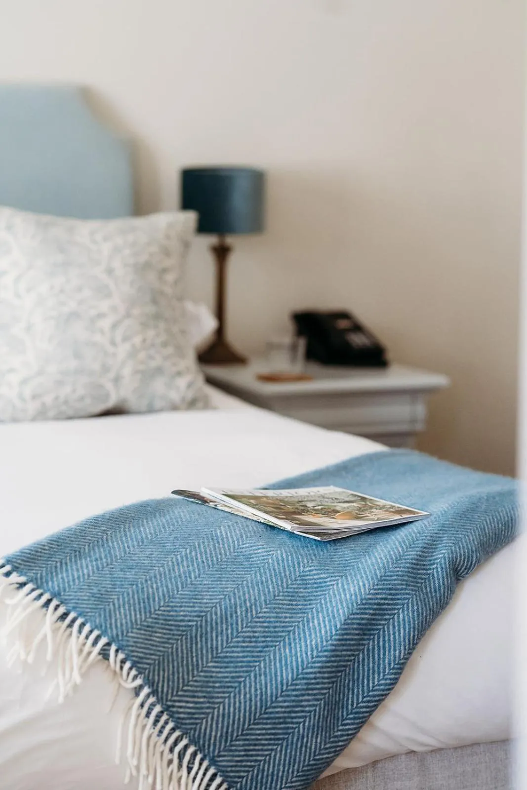 Decorative detail, Bed in The Crown Inn