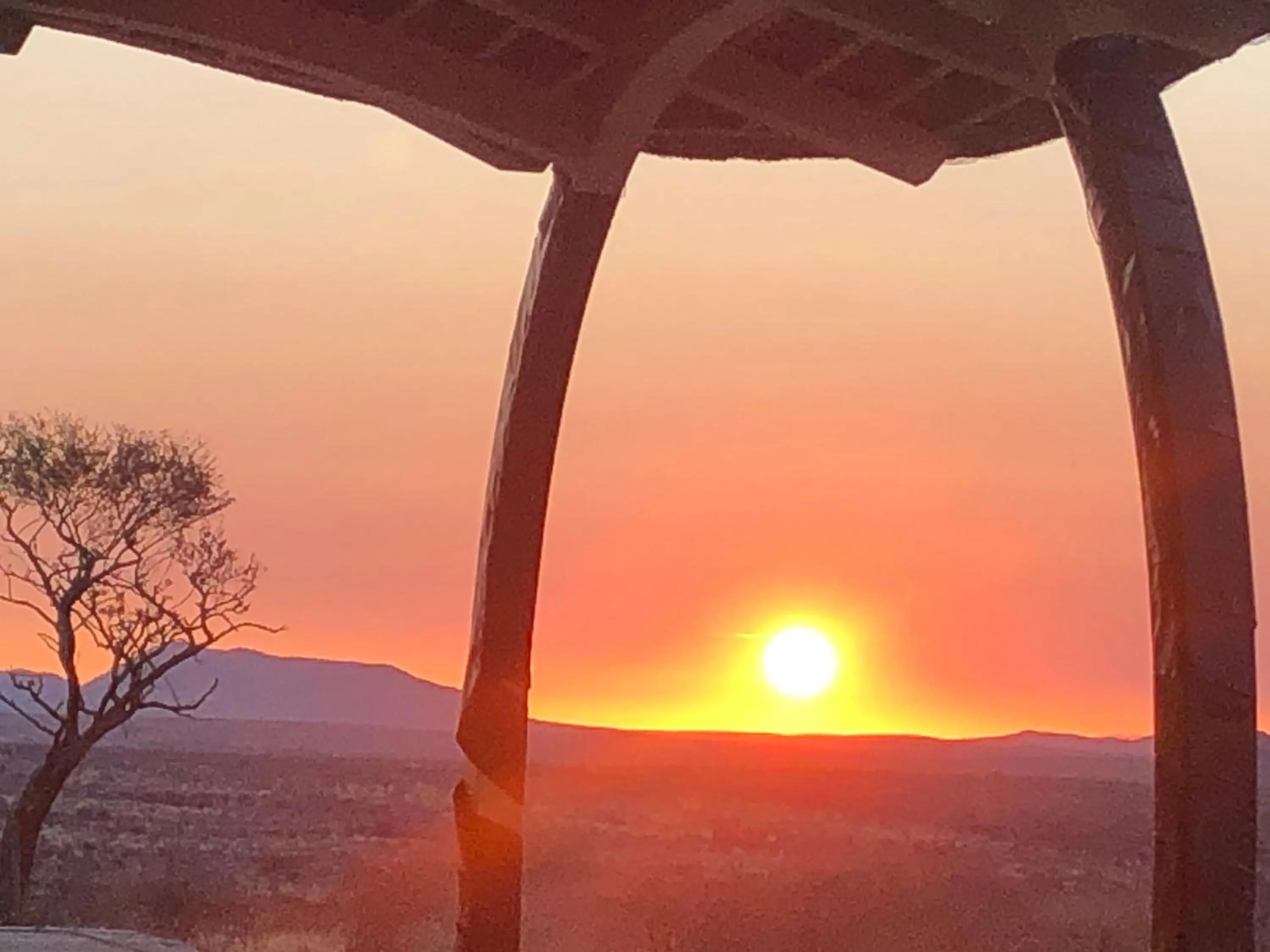 Sunset in Düsternbrook Guest Farm