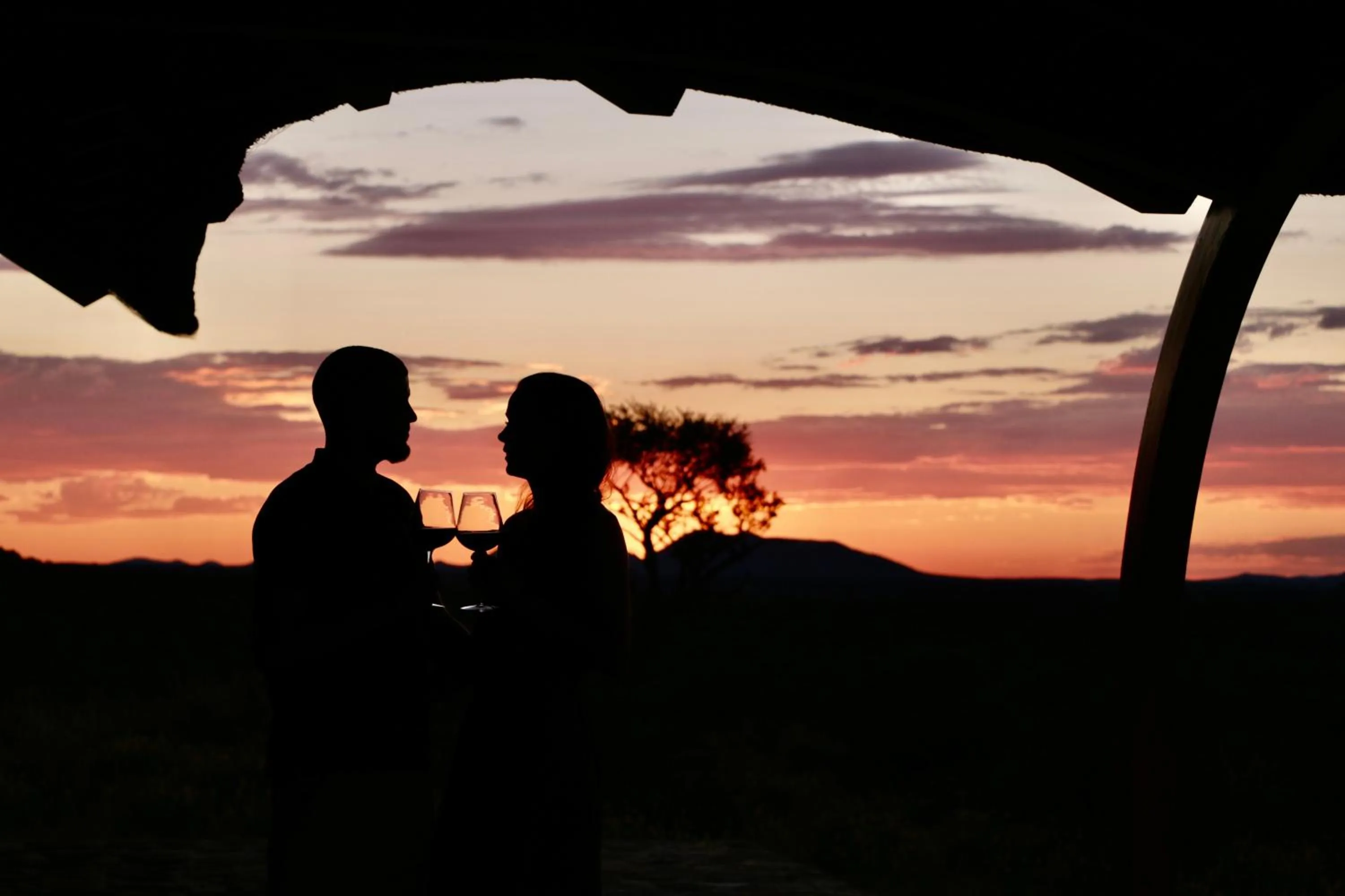 Sunset in Düsternbrook Guest Farm