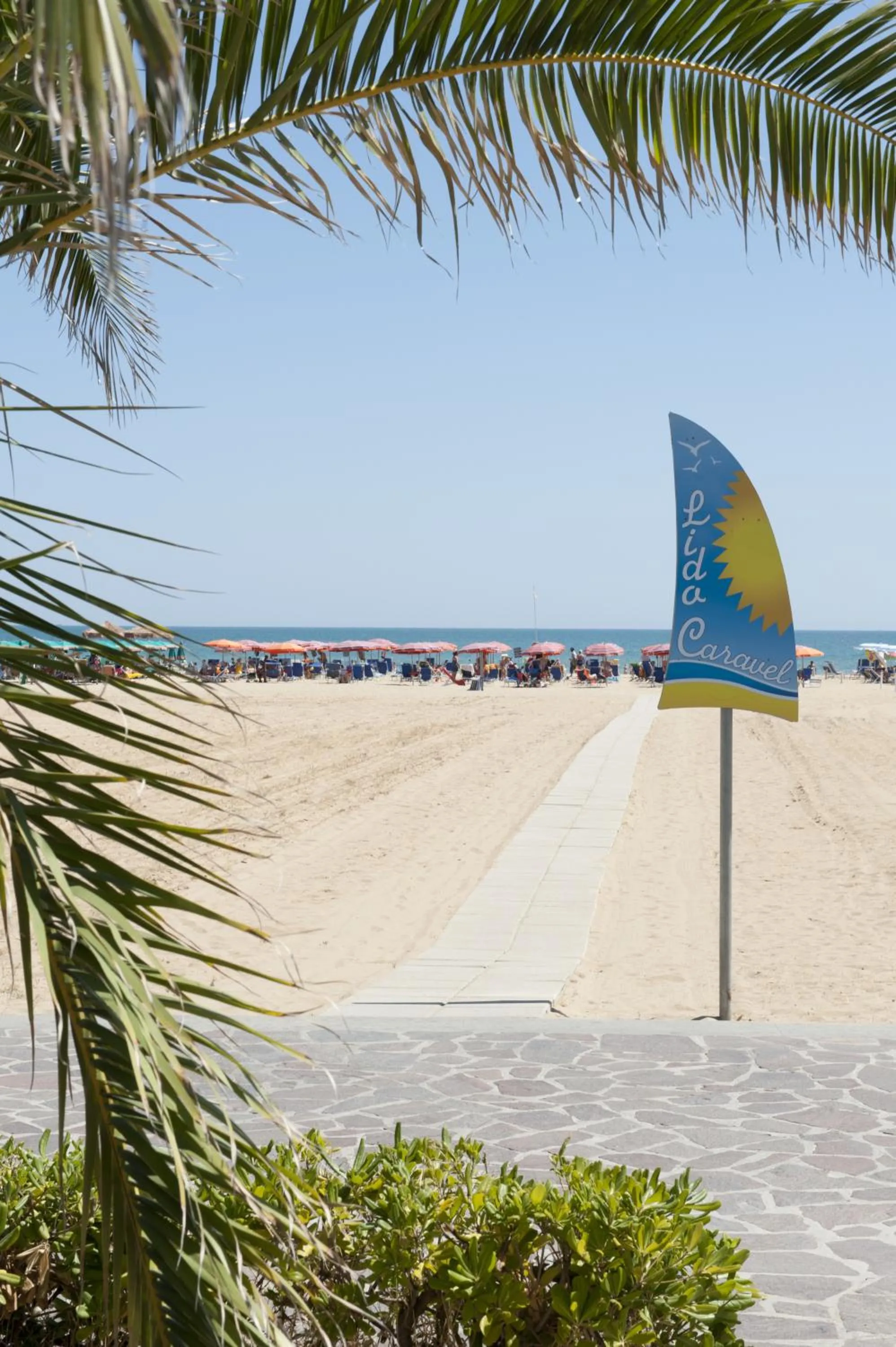 Beach in Hotel Caravel