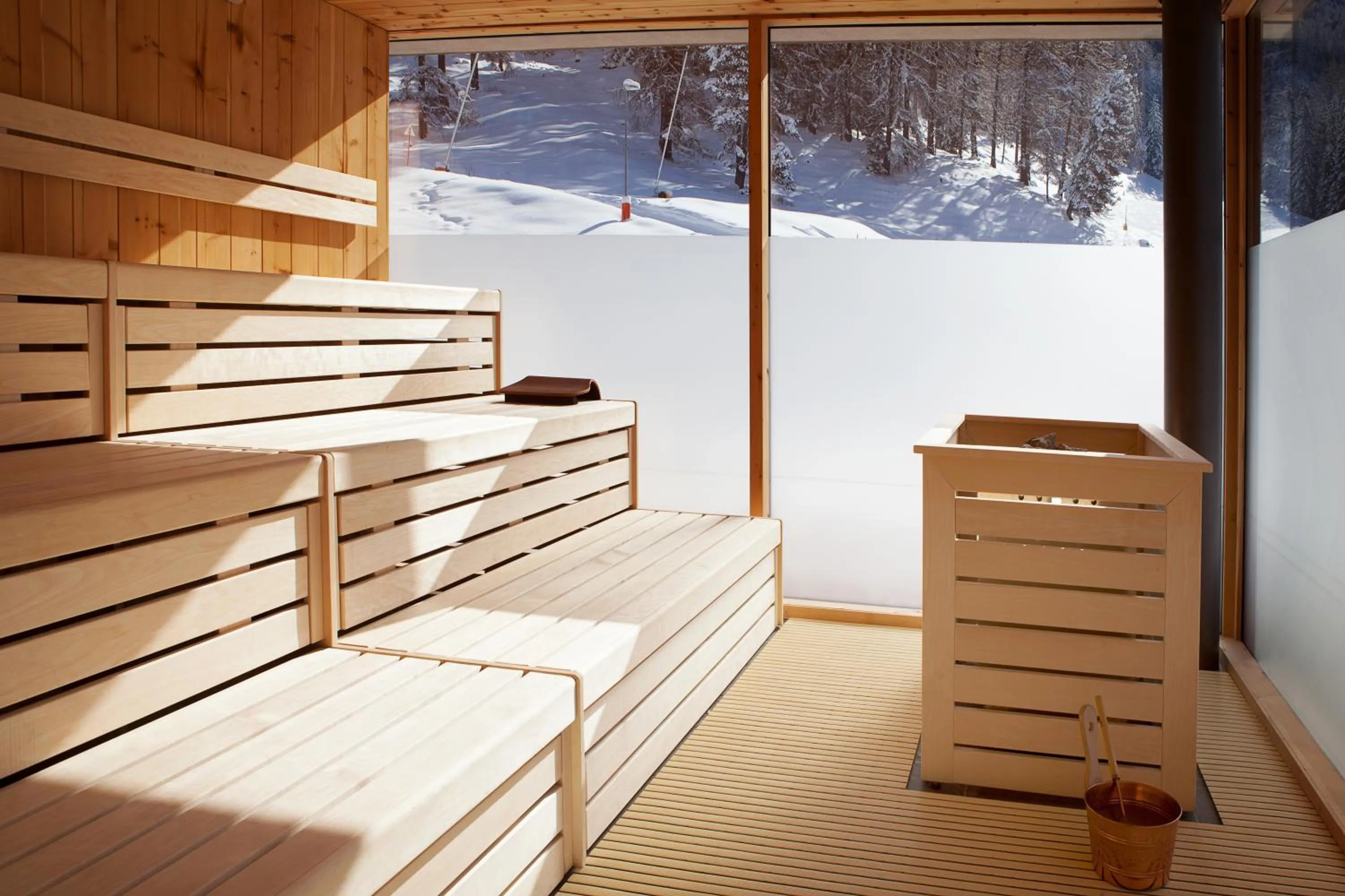 Sauna in Hotel Cristal