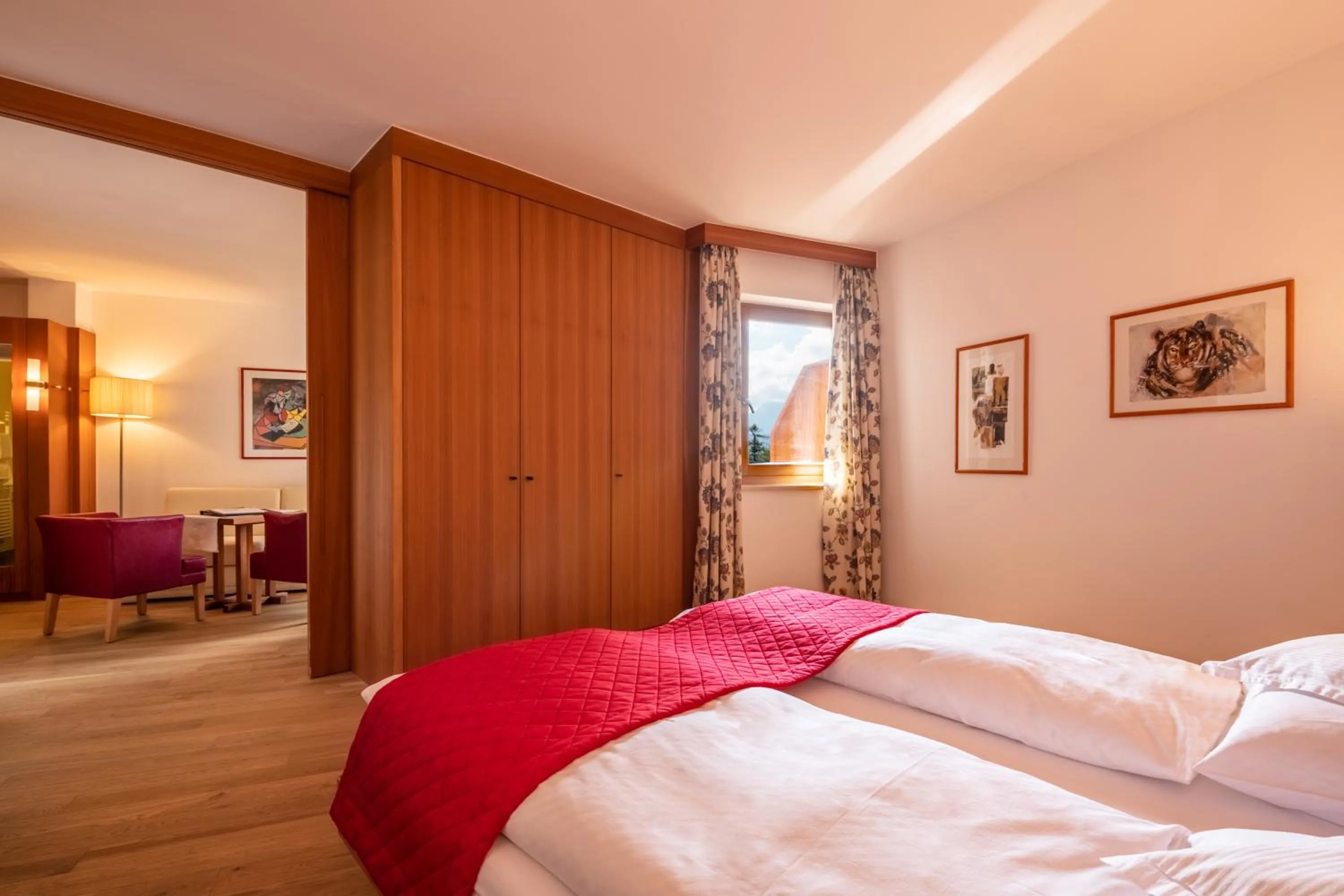 Bed in Hotel Cristal