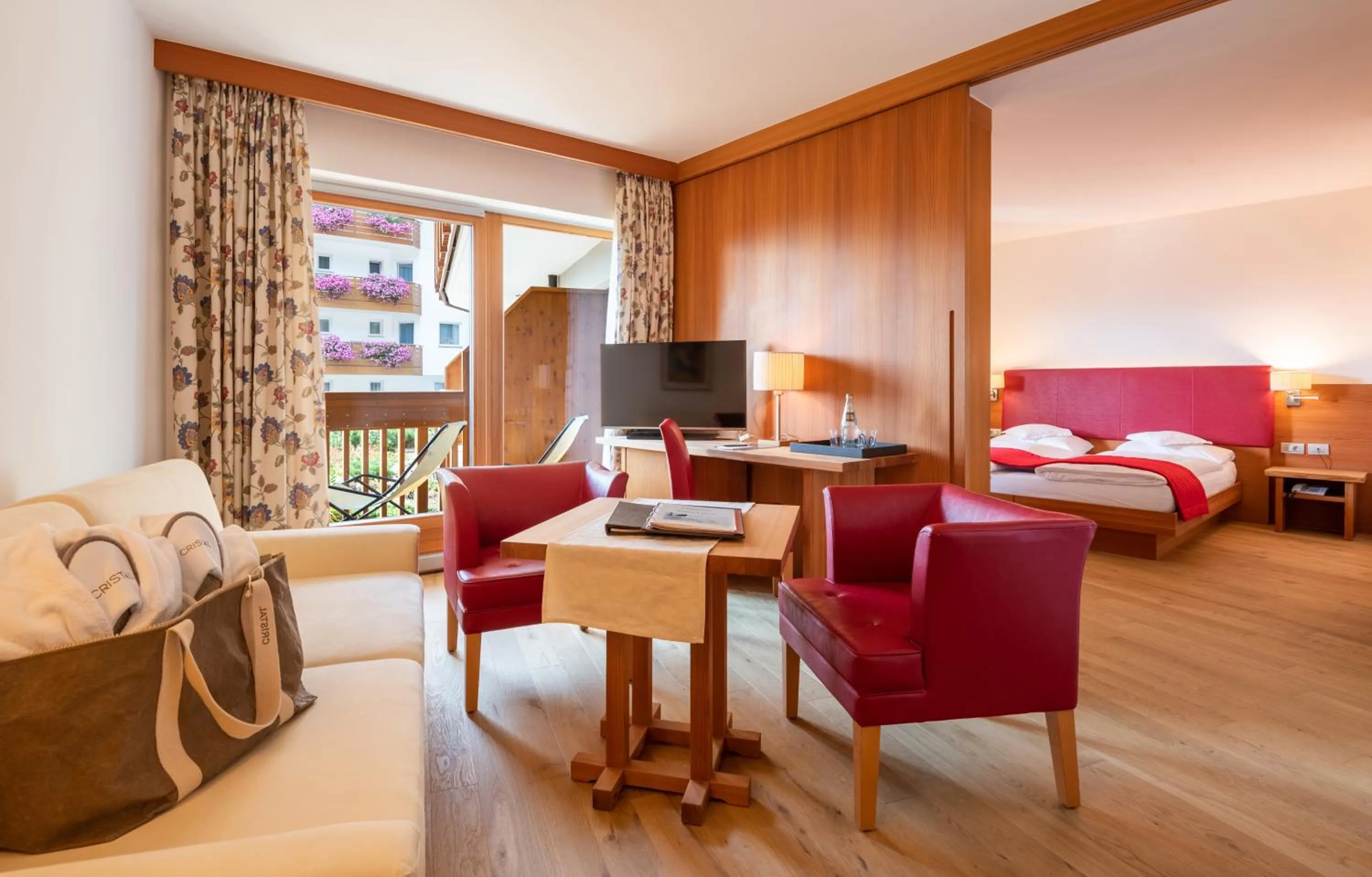 Bed in Hotel Cristal