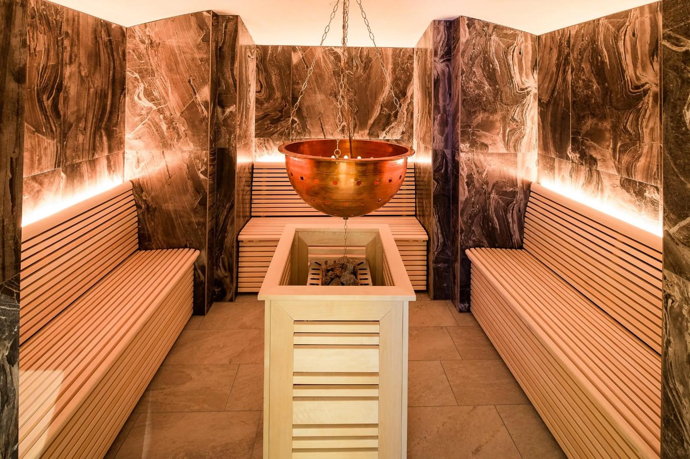 Sauna in Hotel Cristal