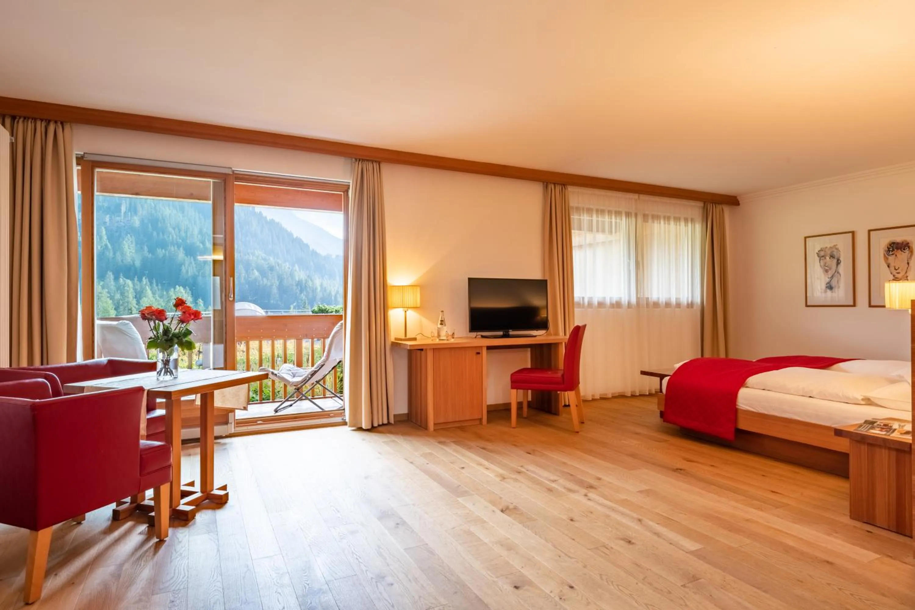 Bed in Hotel Cristal