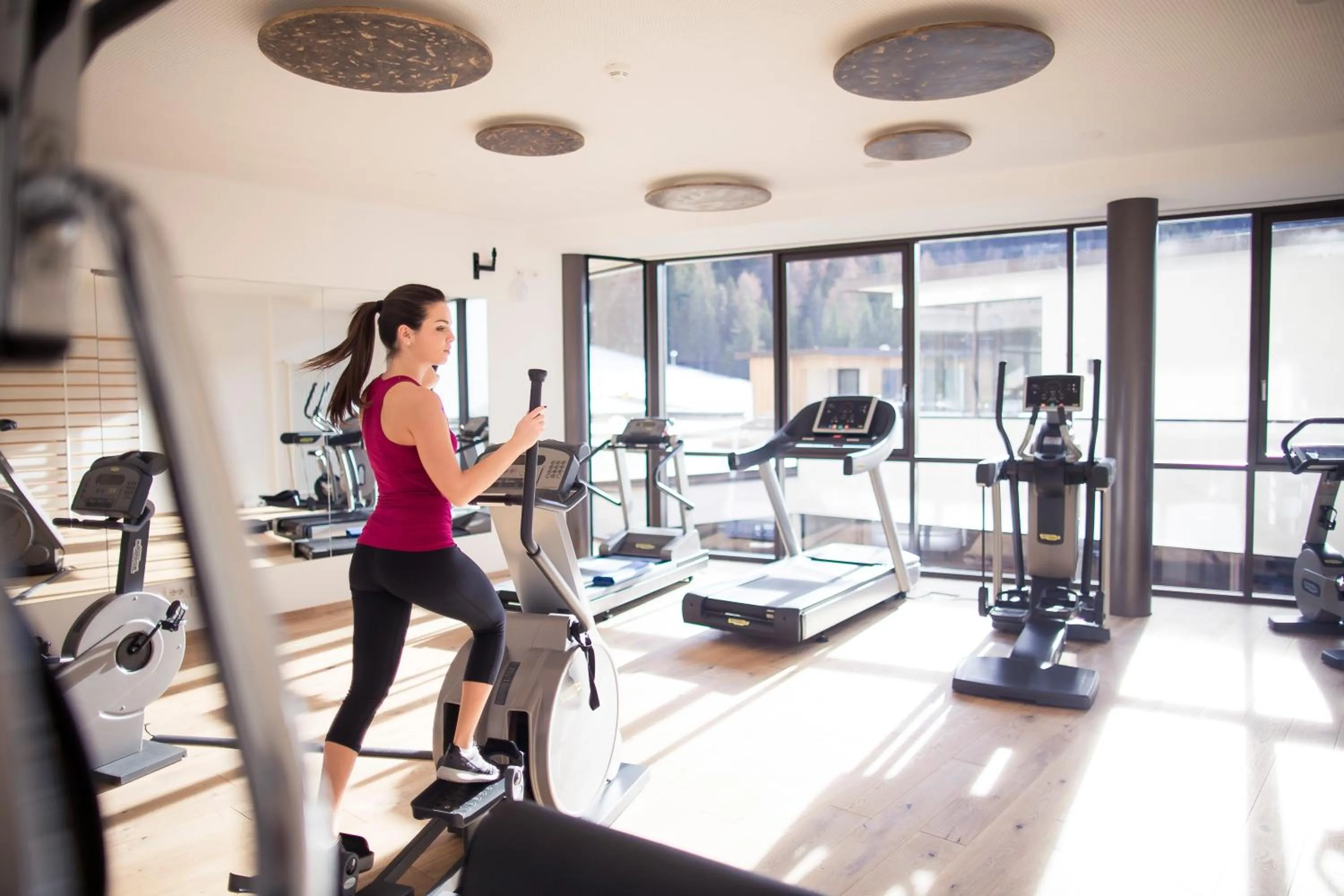 Fitness centre/facilities in Hotel Cristal