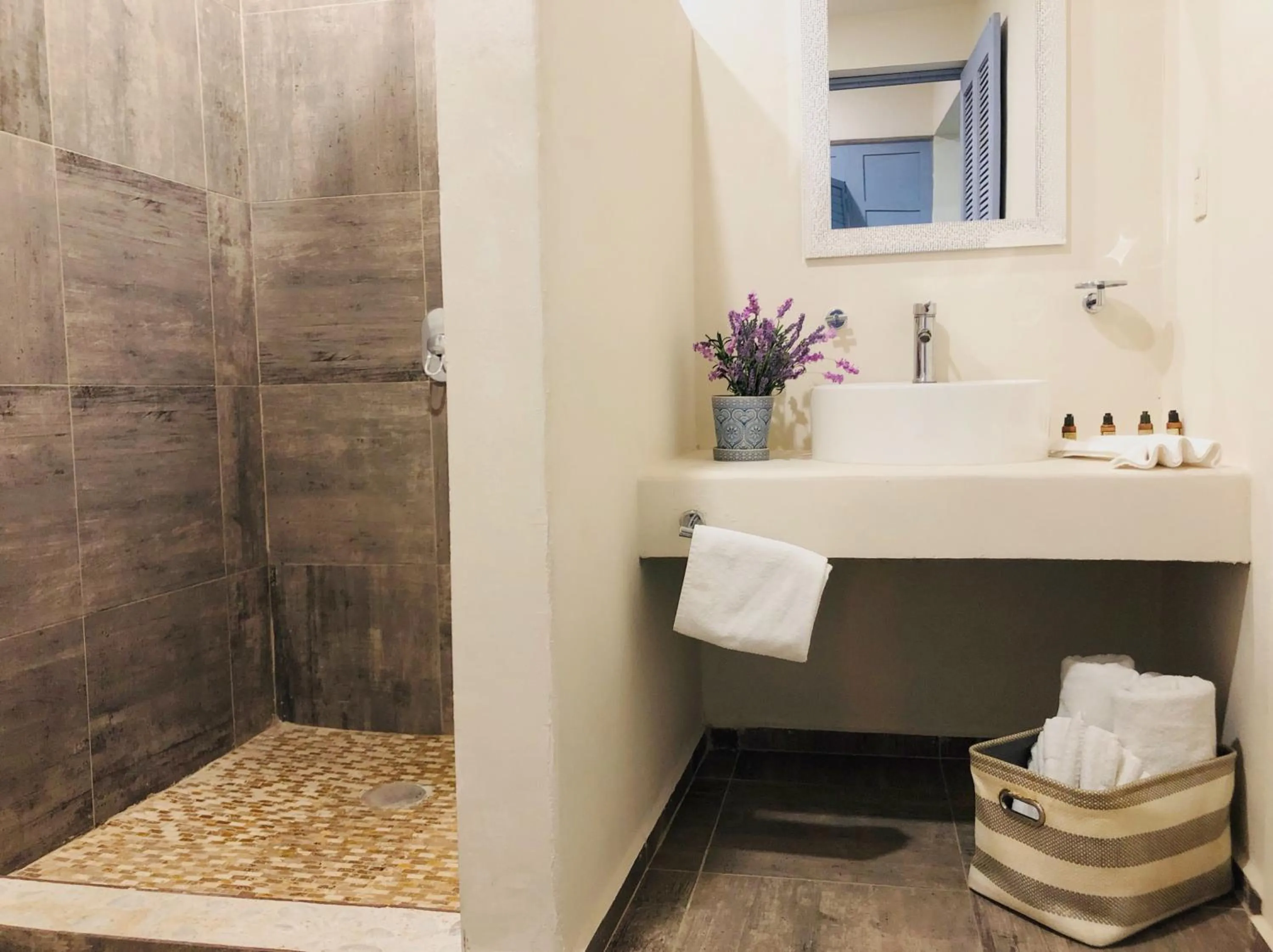 Shower in Hotel Villa Balu