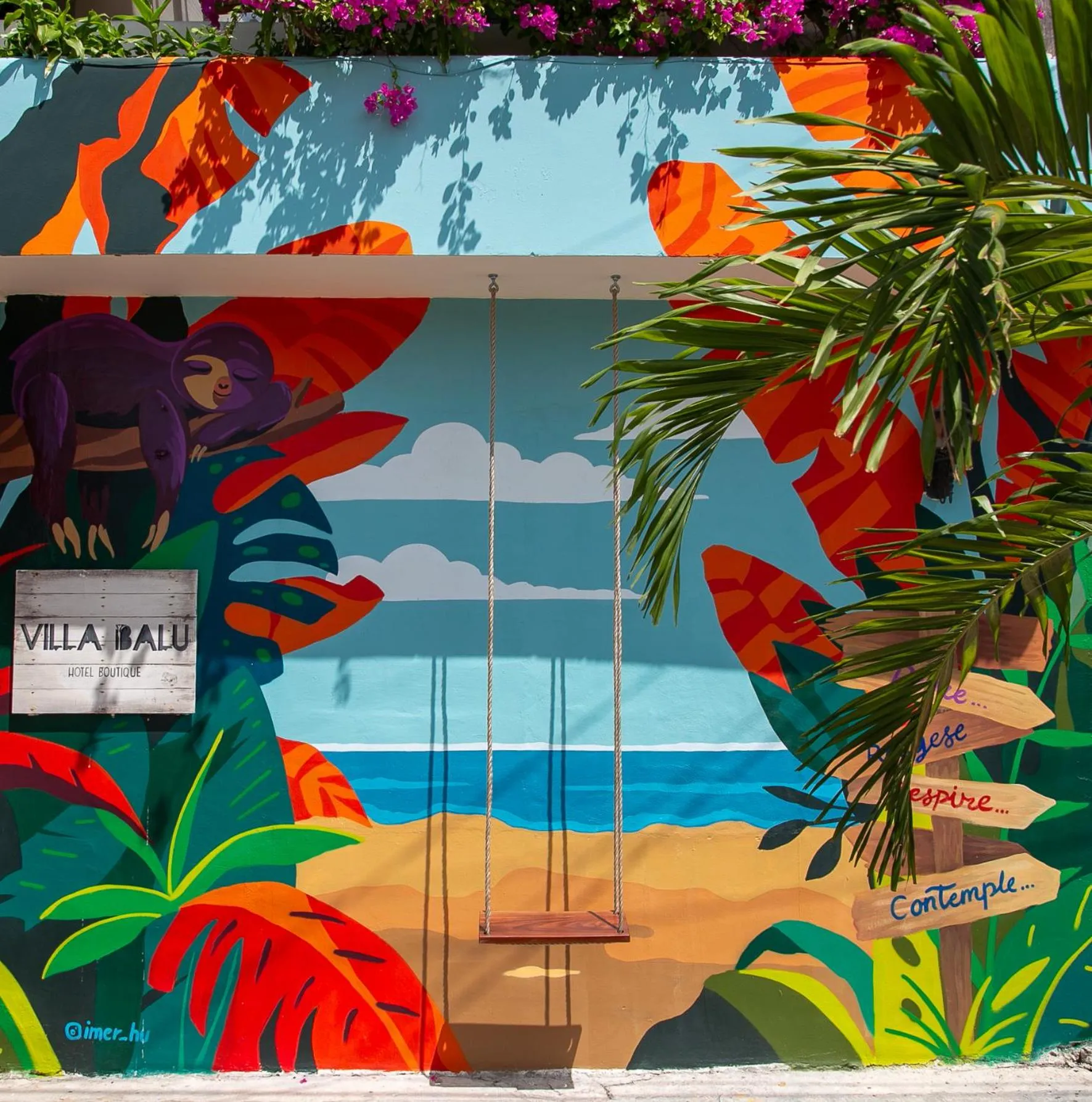 Property building in Hotel Villa Balu