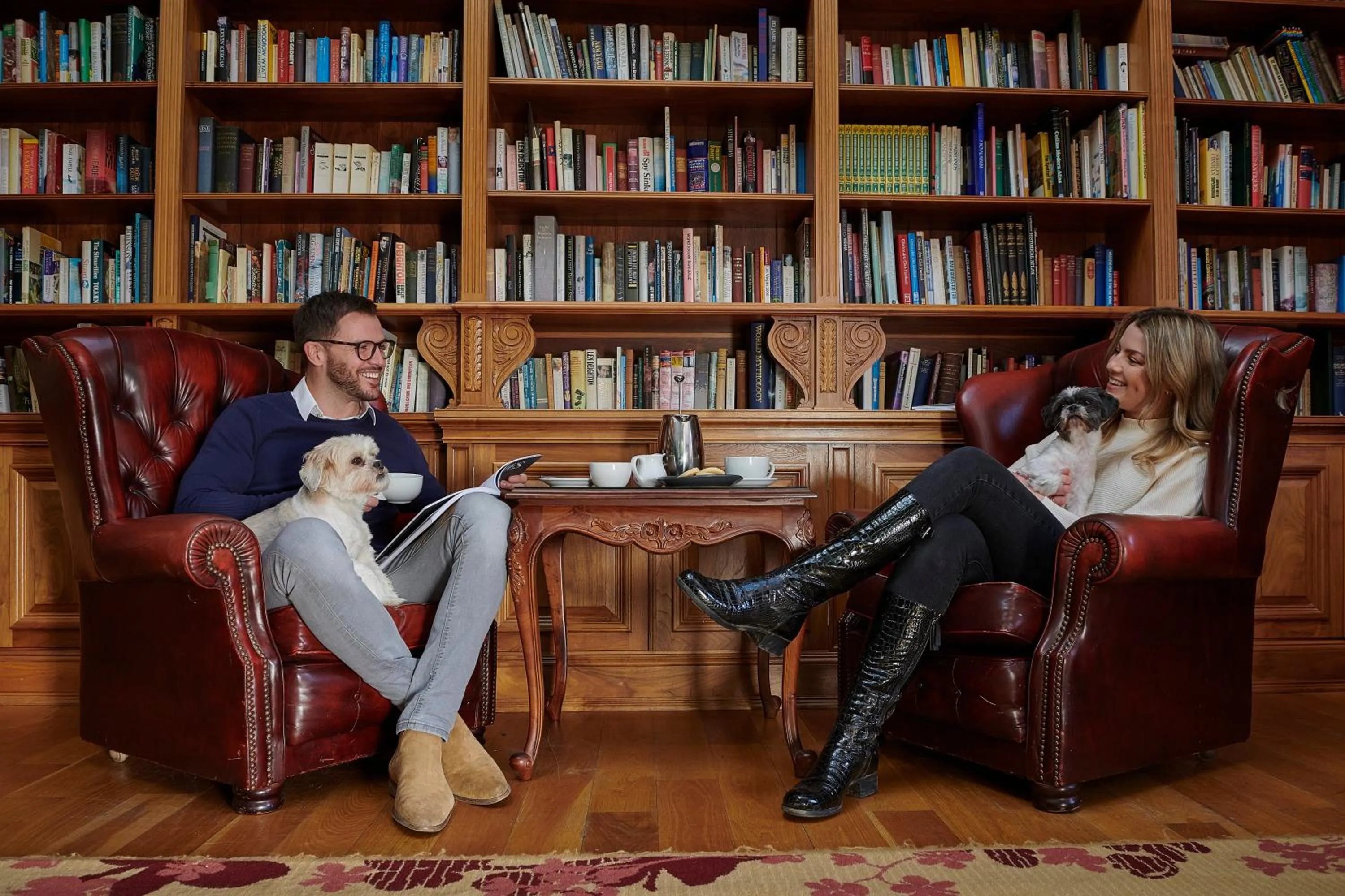 Library in Doxford Hall Hotel And Spa