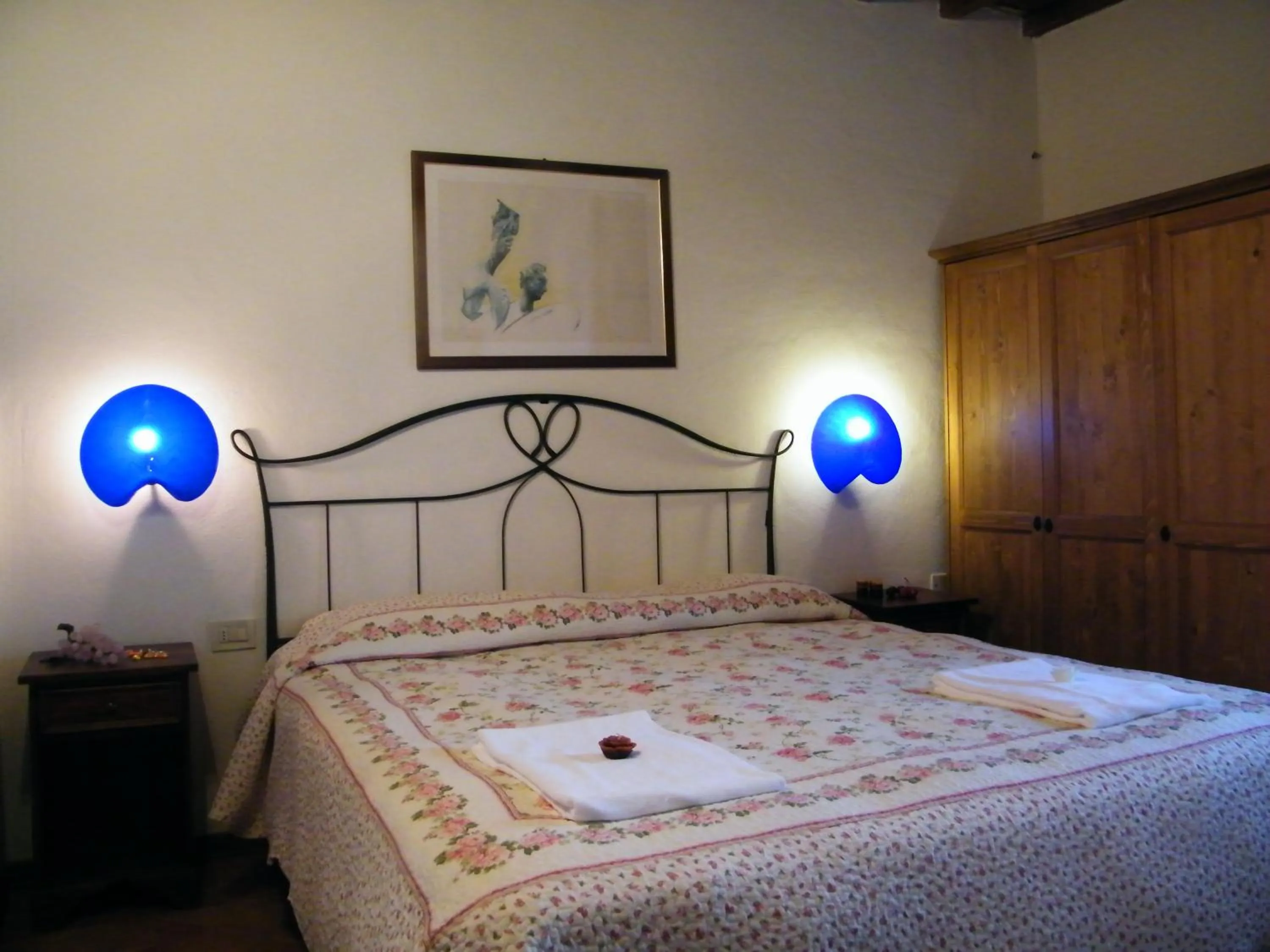 Bed in B&B La Fonte del Machiavelli