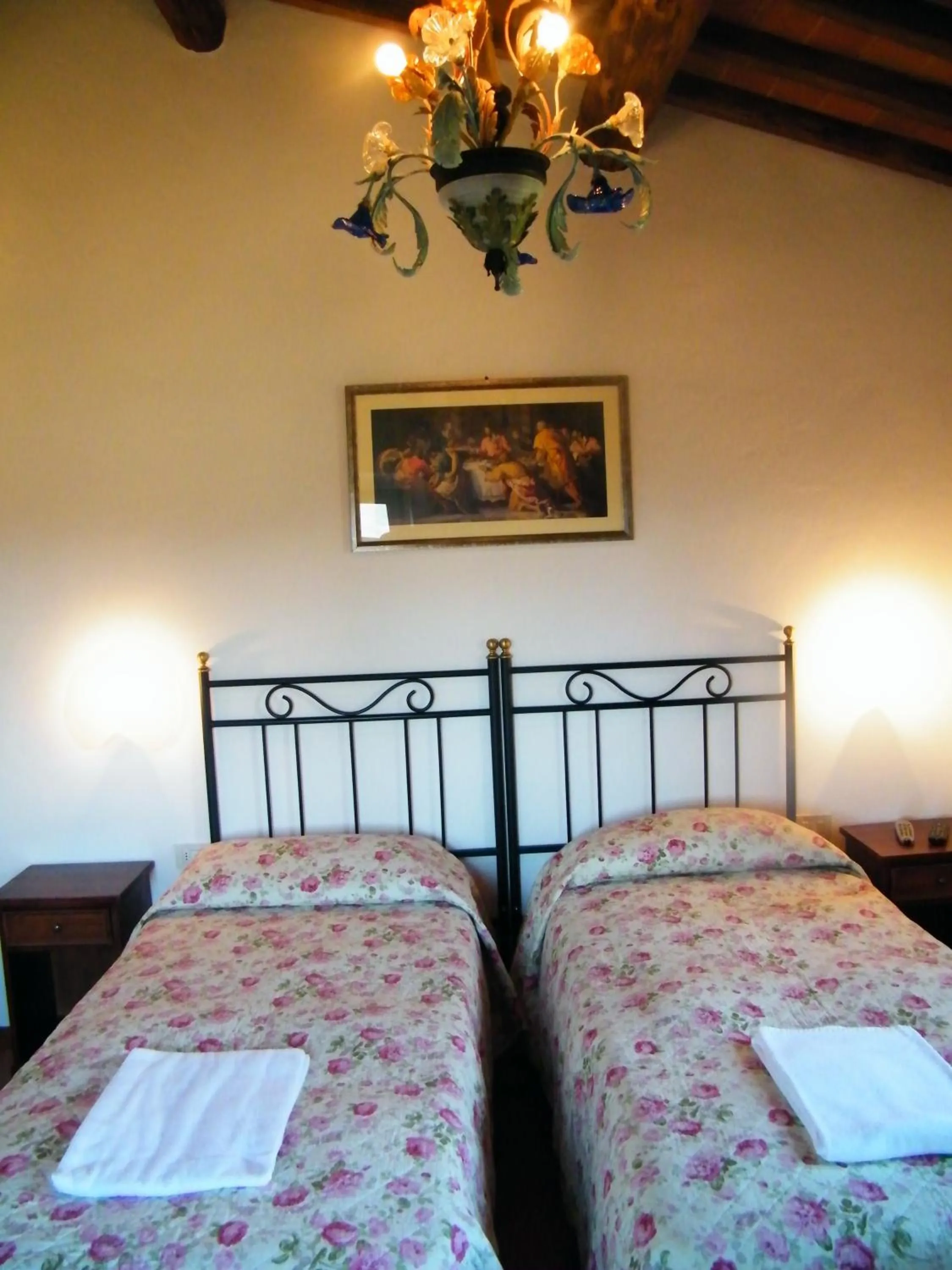 Bed in B&B La Fonte del Machiavelli