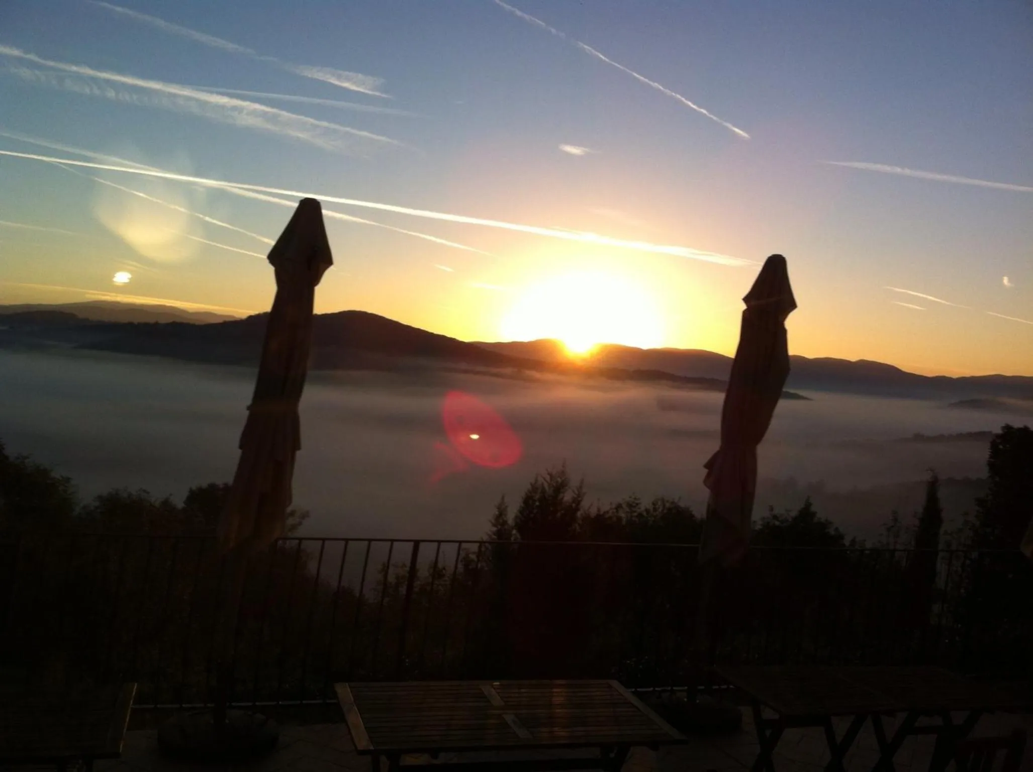 Sunset in B&B La Fonte del Machiavelli