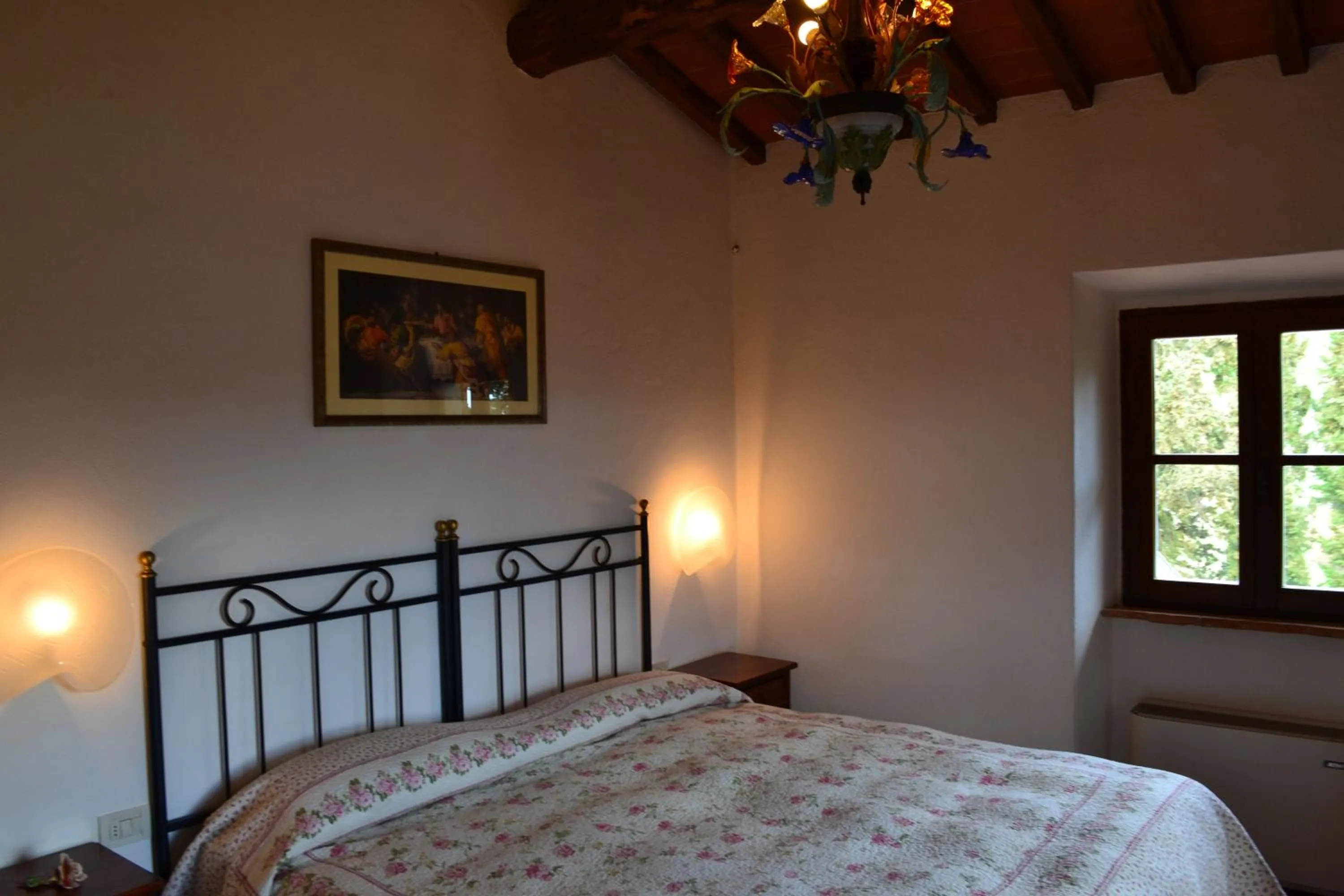 Bed in B&B La Fonte del Machiavelli