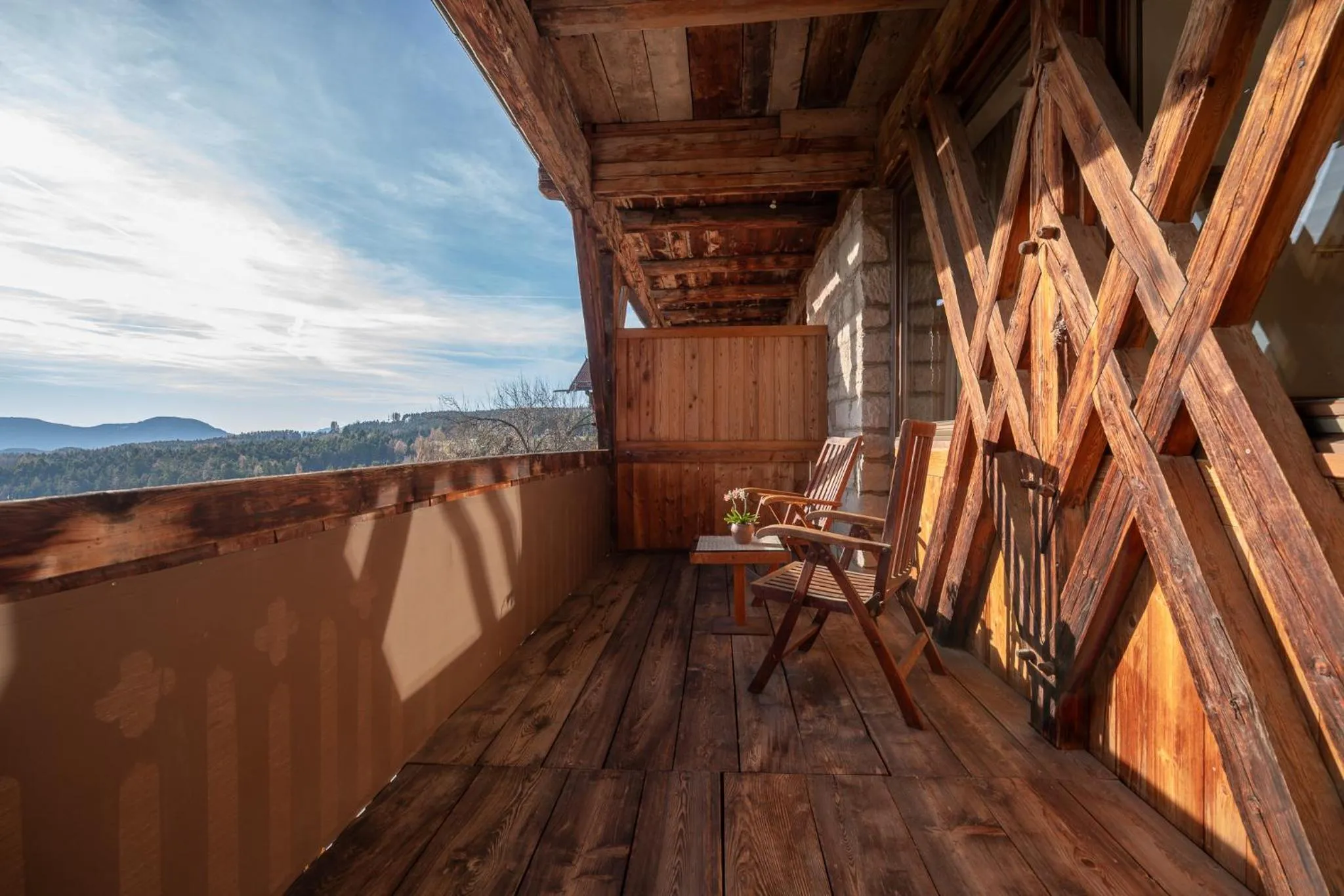 Balcony/Terrace in Hotel Ansitz Kematen ***S