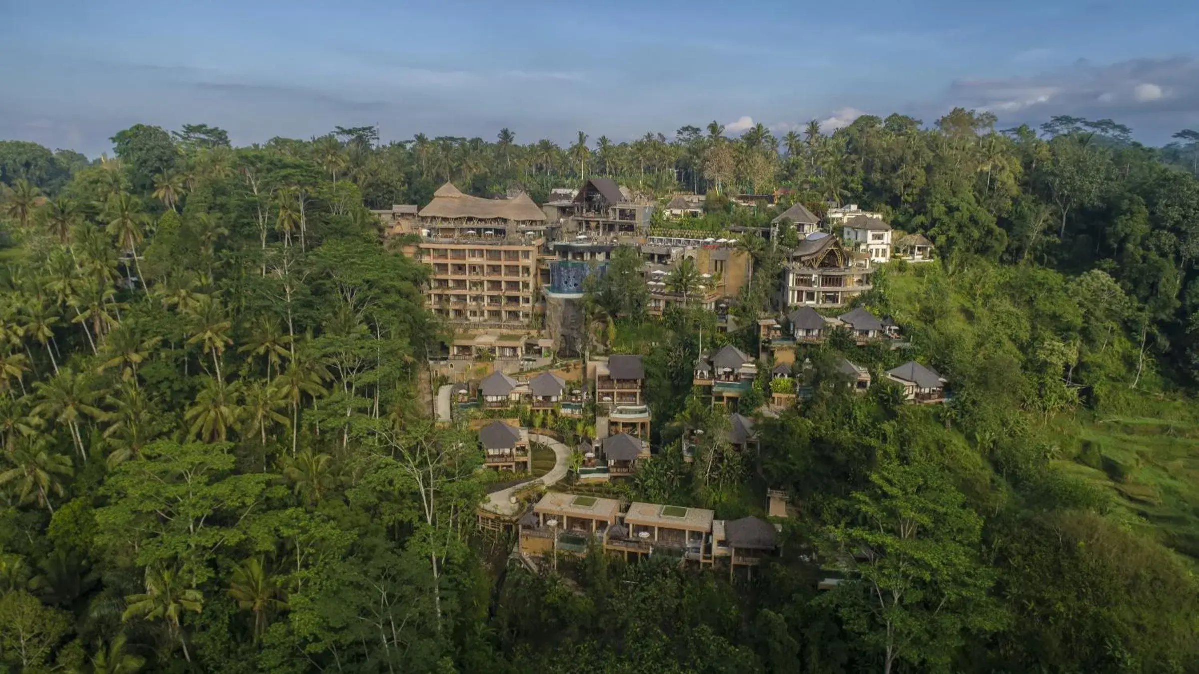 Garden view, Bird's-eye View in The Kayon Jungle Resort