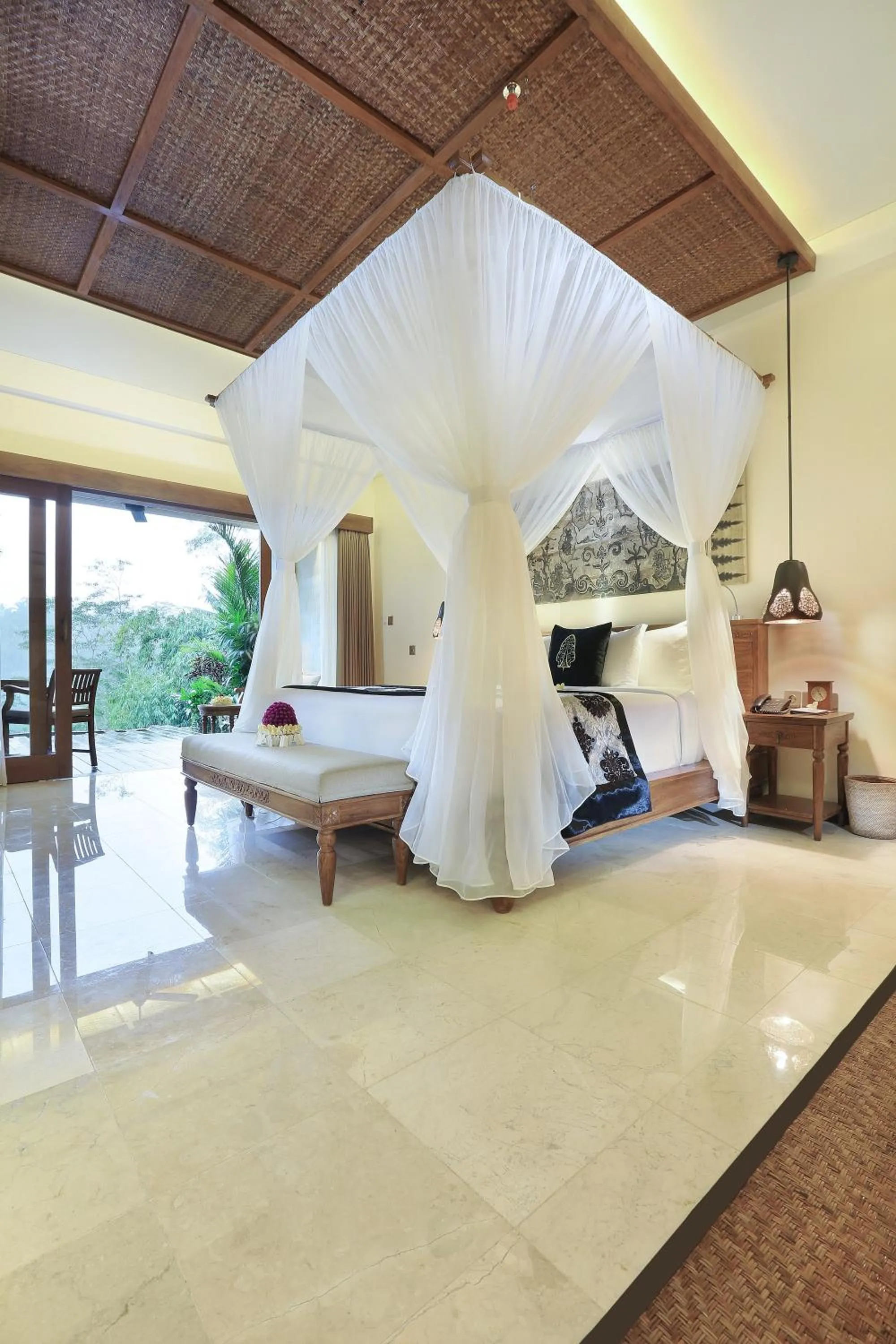 Bedroom, Bed in The Kayon Jungle Resort