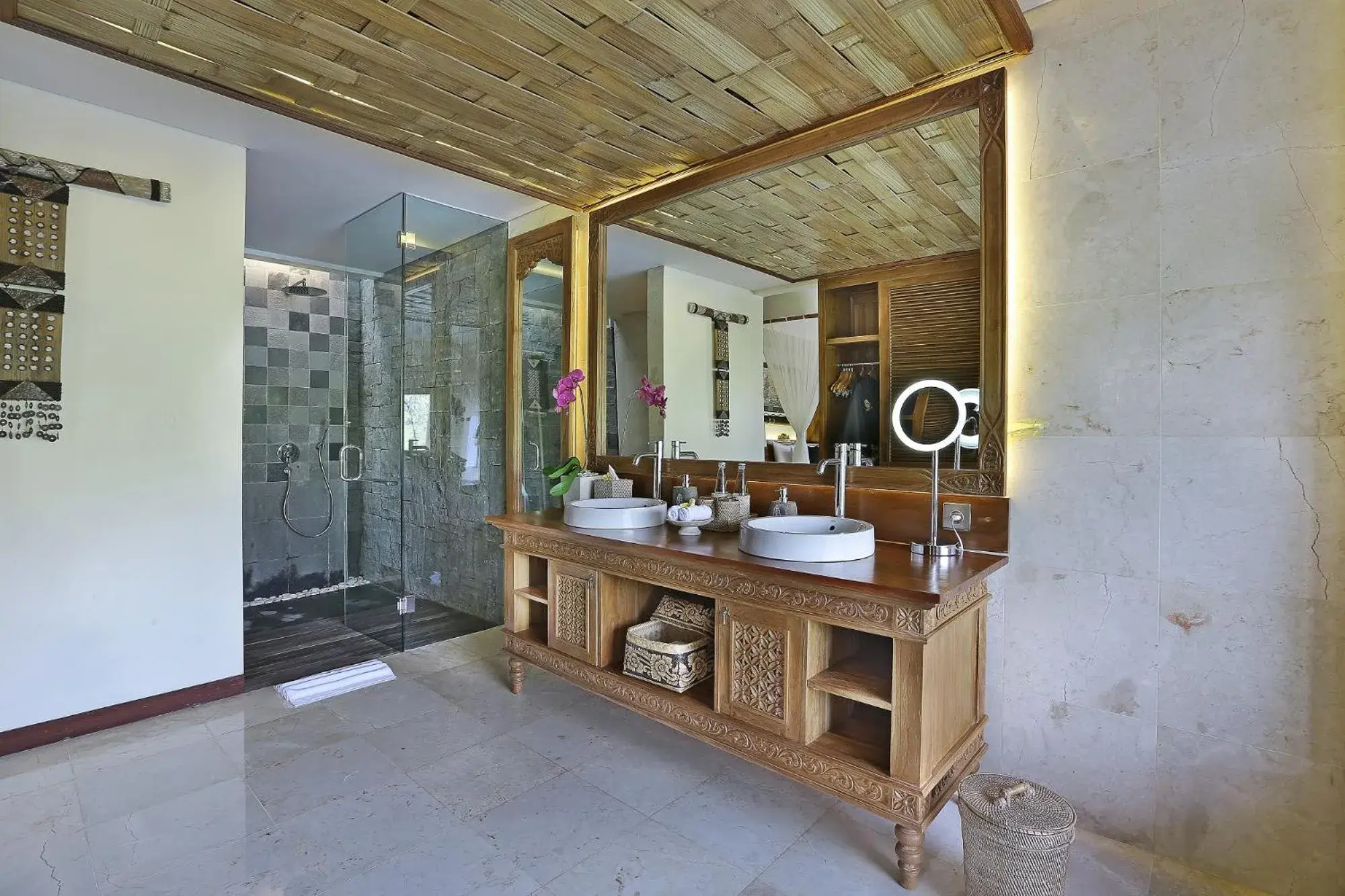 Bathroom in The Kayon Jungle Resort