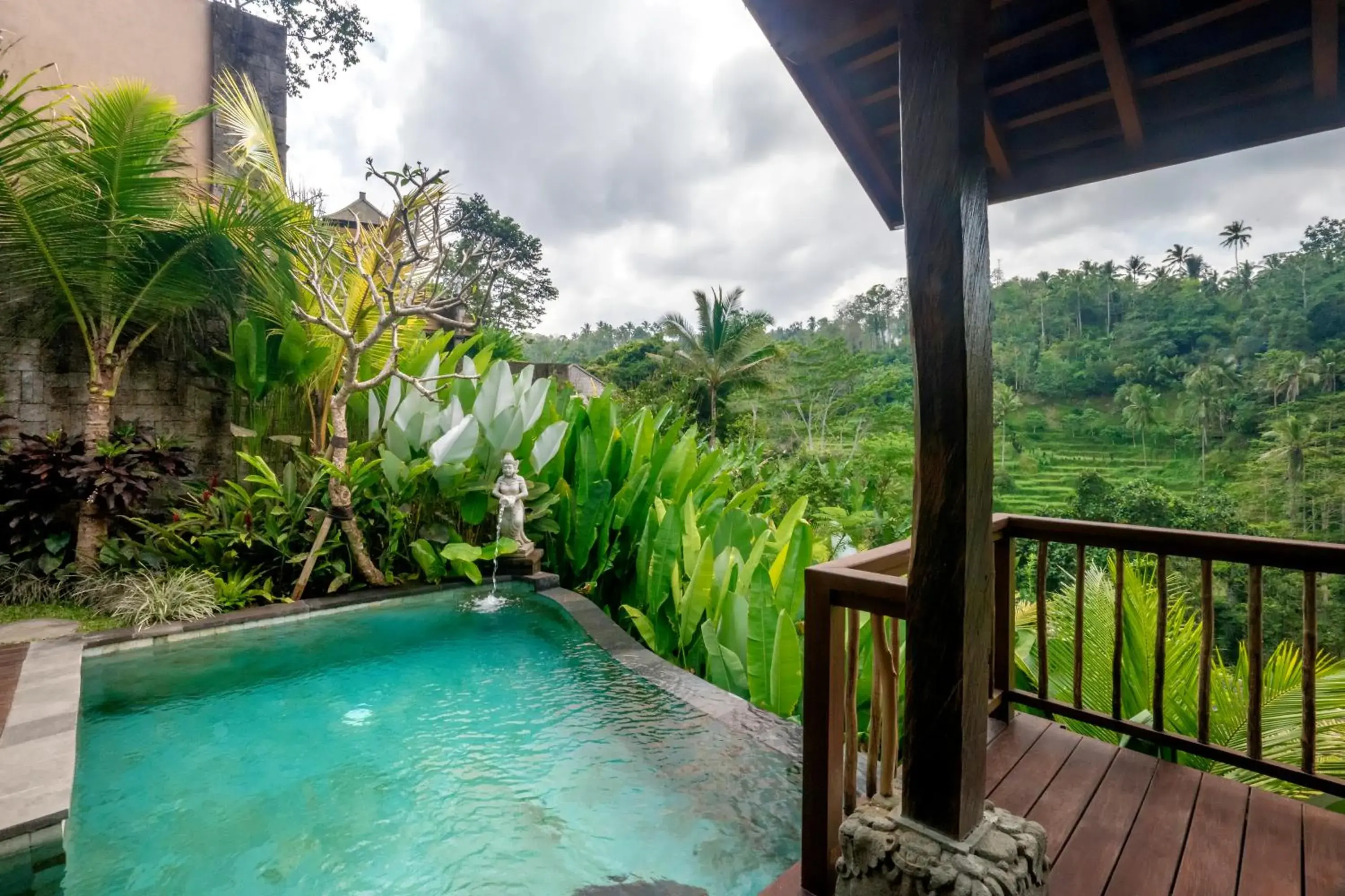 Garden view, Swimming Pool in The Kayon Jungle Resort