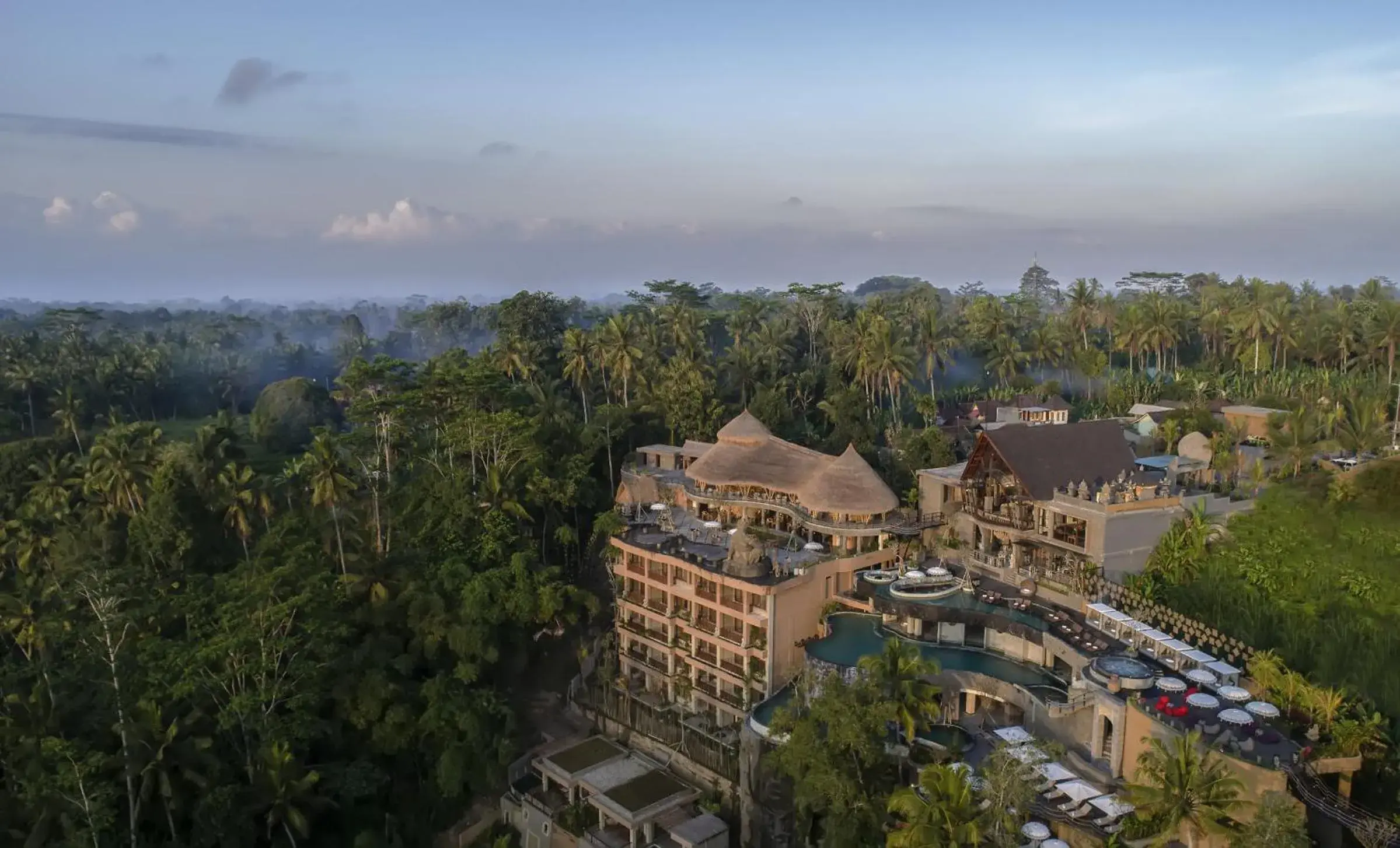 Natural landscape, Bird's-eye View in The Kayon Jungle Resort