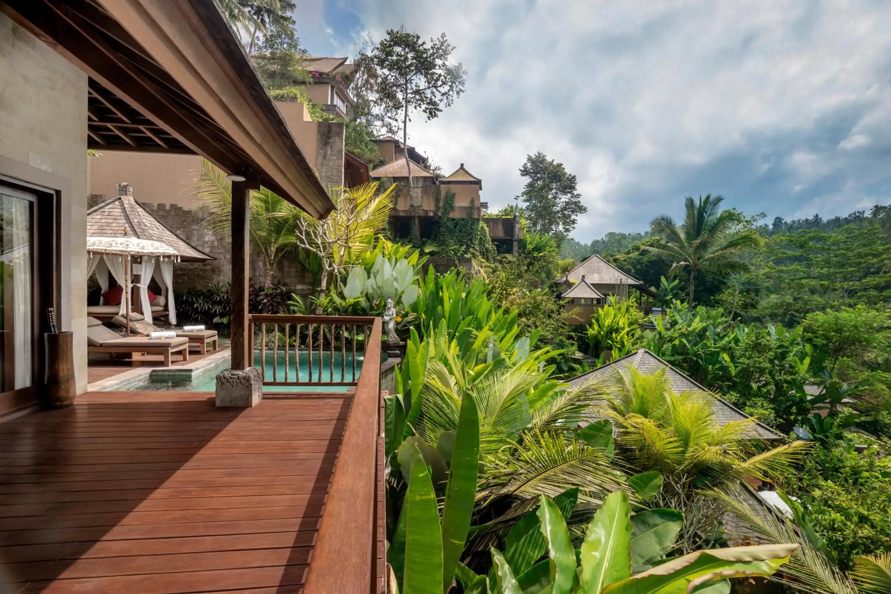 Balcony/Terrace in The Kayon Jungle Resort