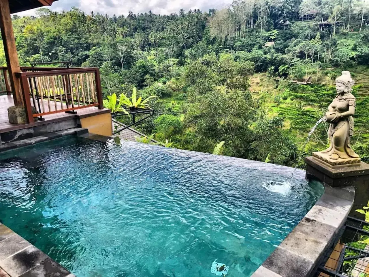 Swimming Pool in The Kayon Jungle Resort