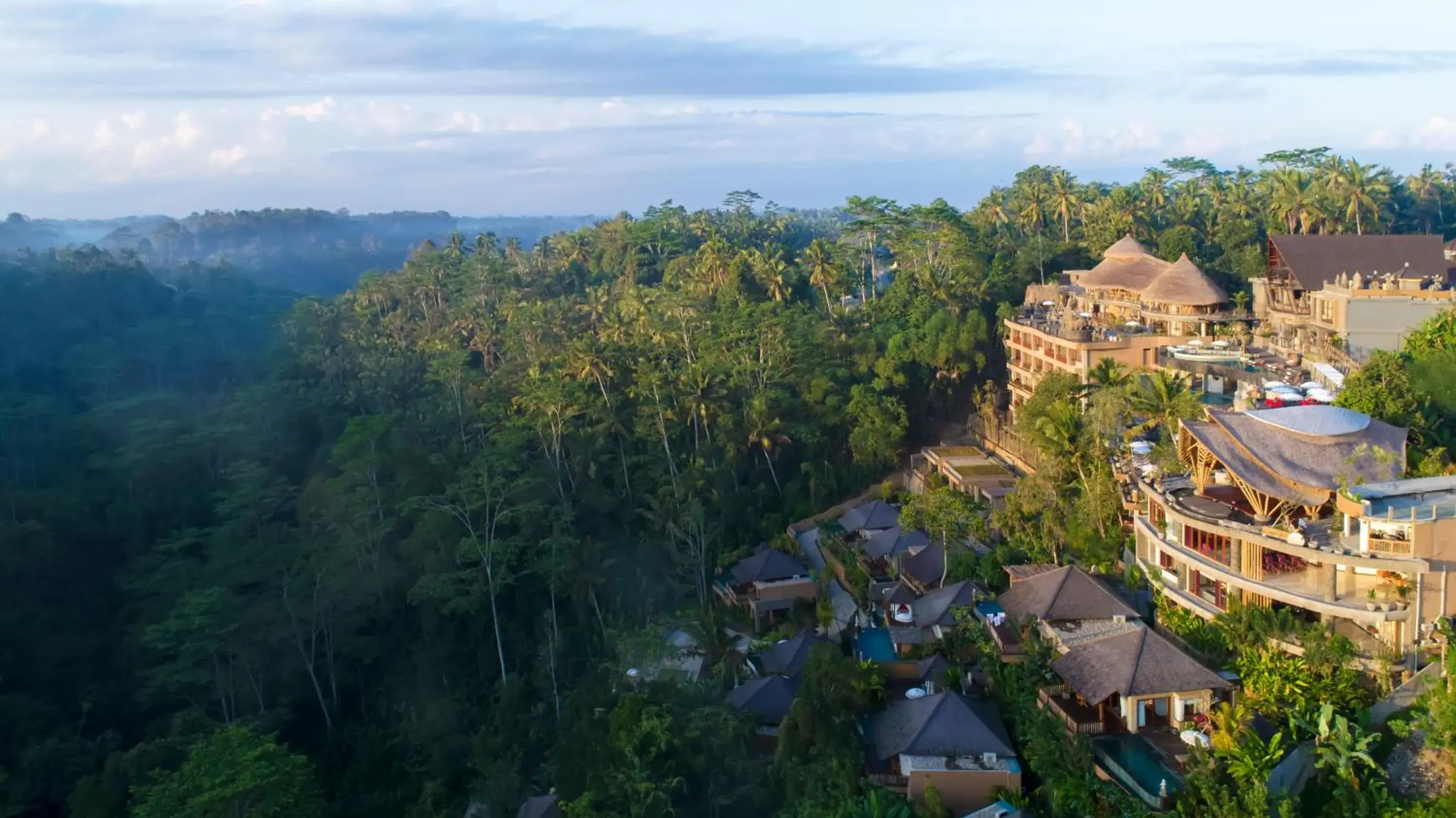 Bird's eye view, Bird's-eye View in The Kayon Jungle Resort