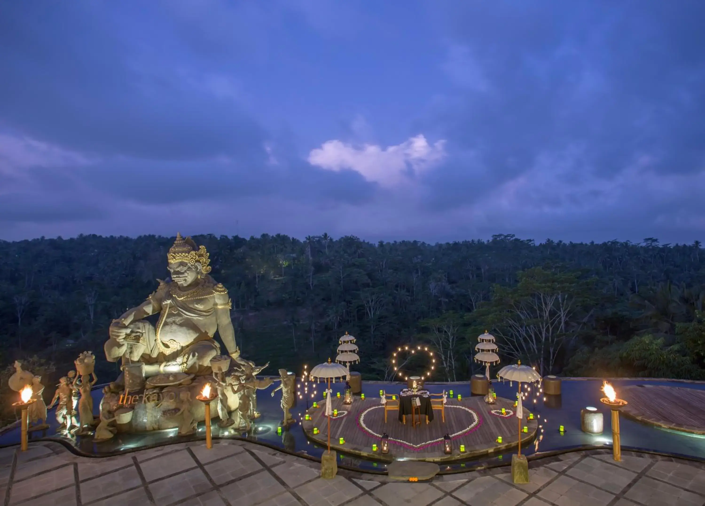 Mountain view in The Kayon Jungle Resort