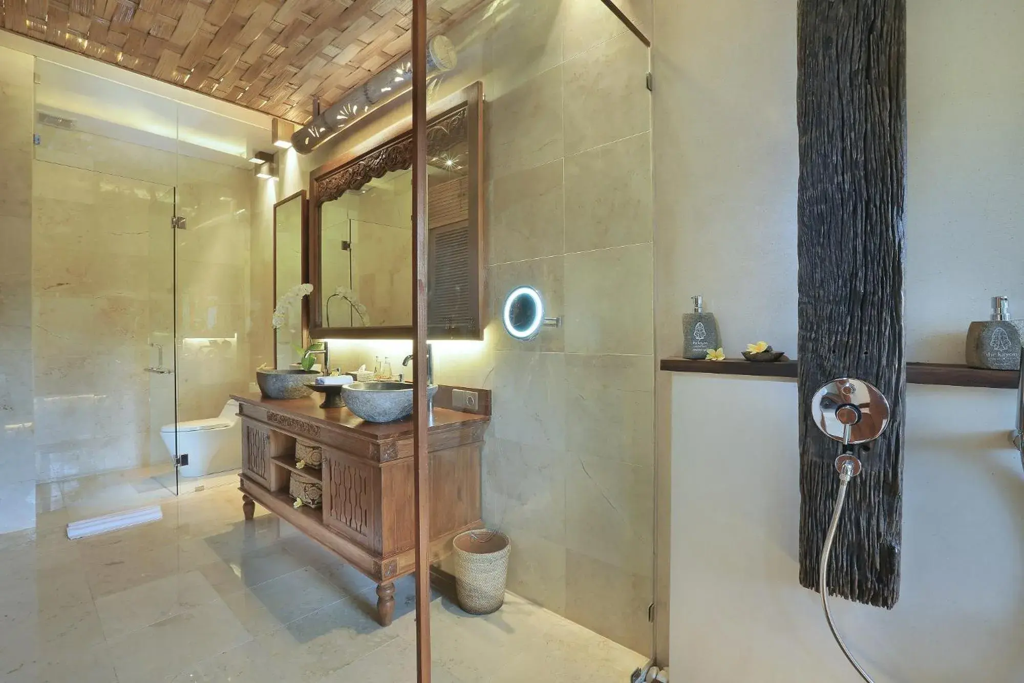 Bathroom in The Kayon Jungle Resort