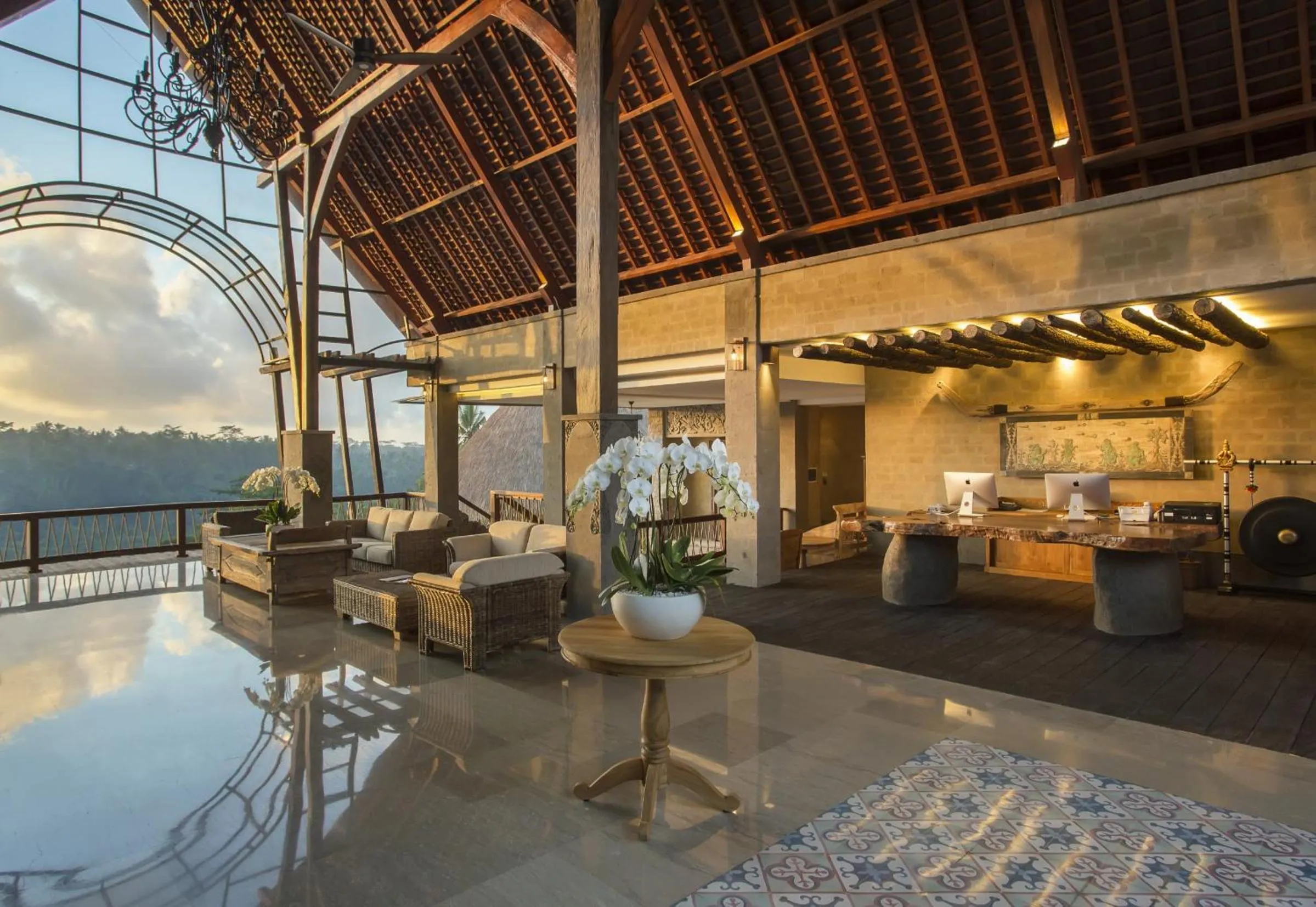 Lobby or reception in The Kayon Jungle Resort