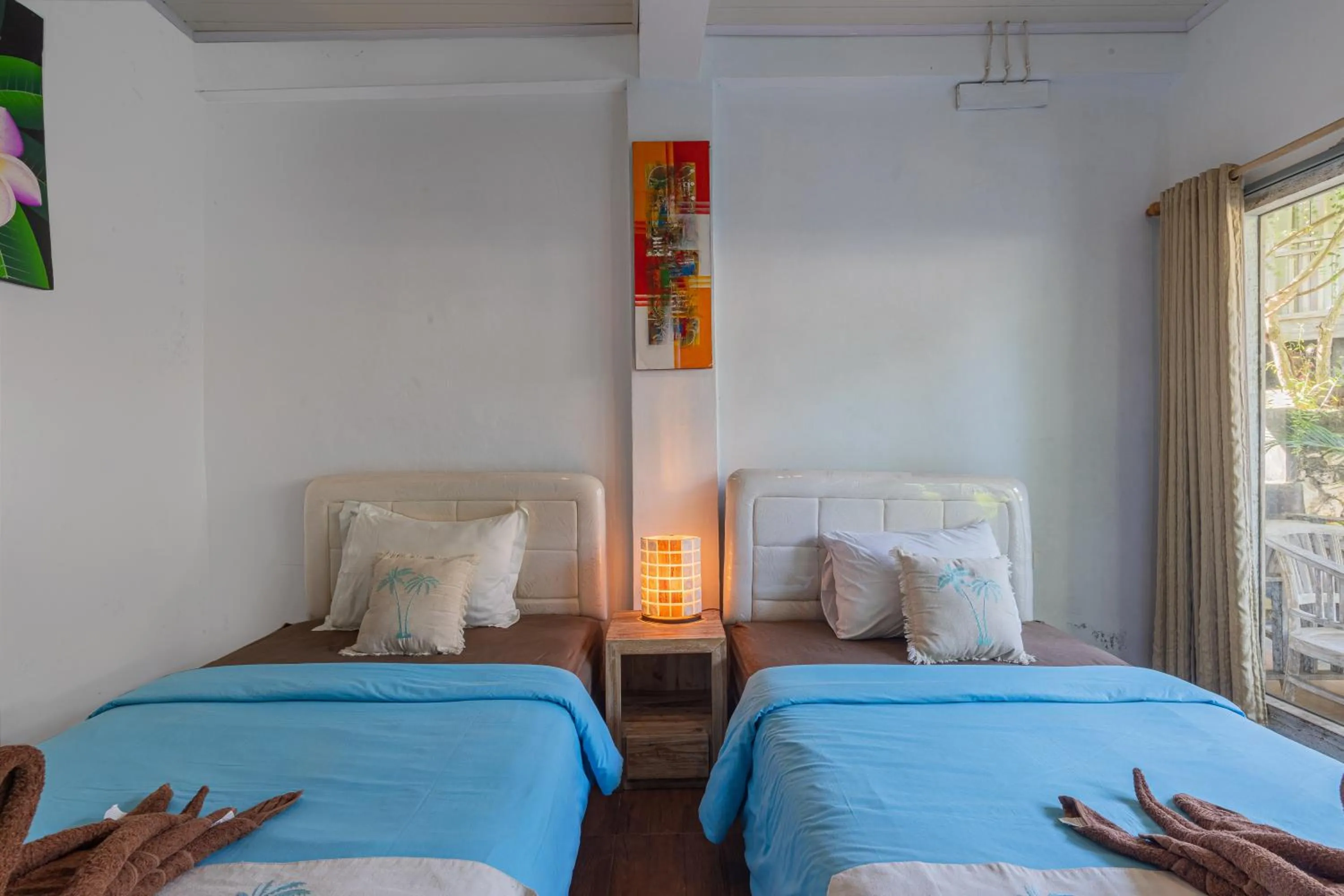 Bed in Golden Hill Cottage Nusa Penida