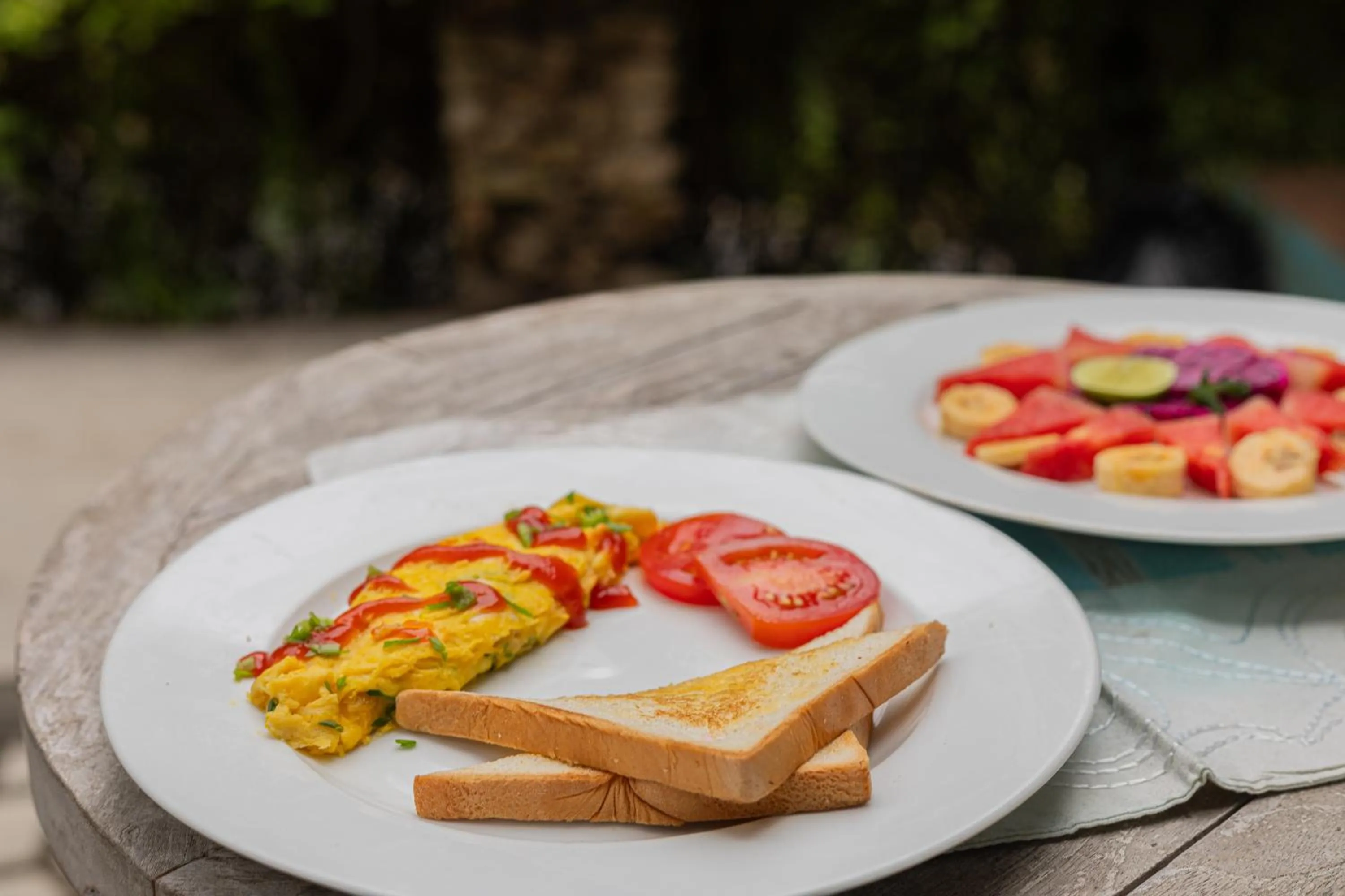Breakfast in Golden Hill Cottage Nusa Penida