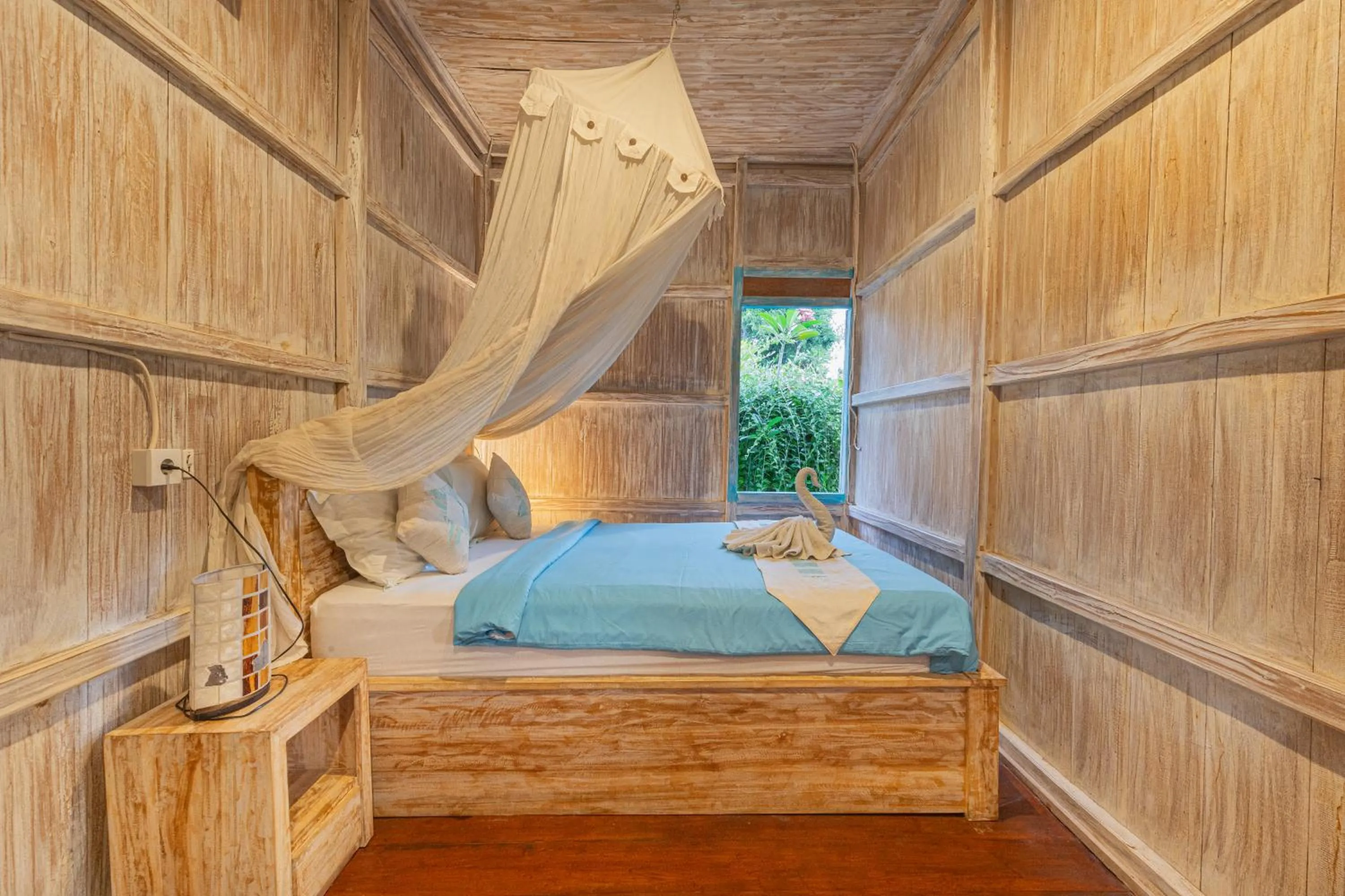 Bed in Golden Hill Cottage Nusa Penida