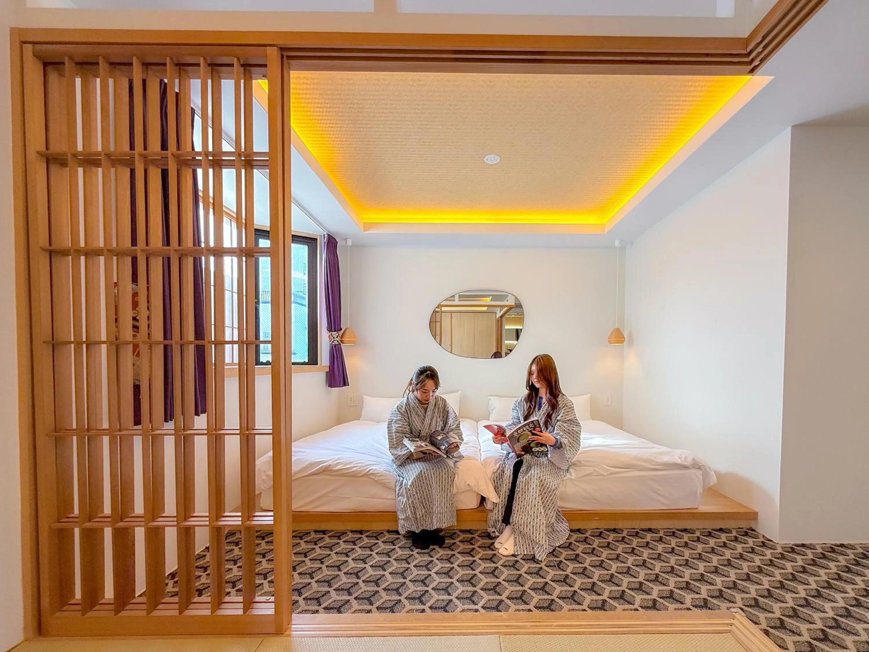 Bed in Hotel Imagine Kyoto