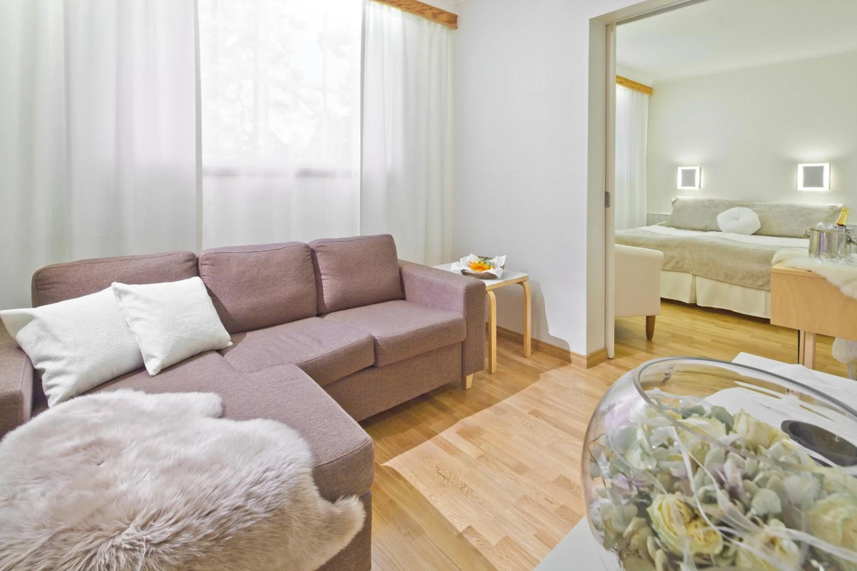 Living room in Lapland Hotels Bear´s Lodge