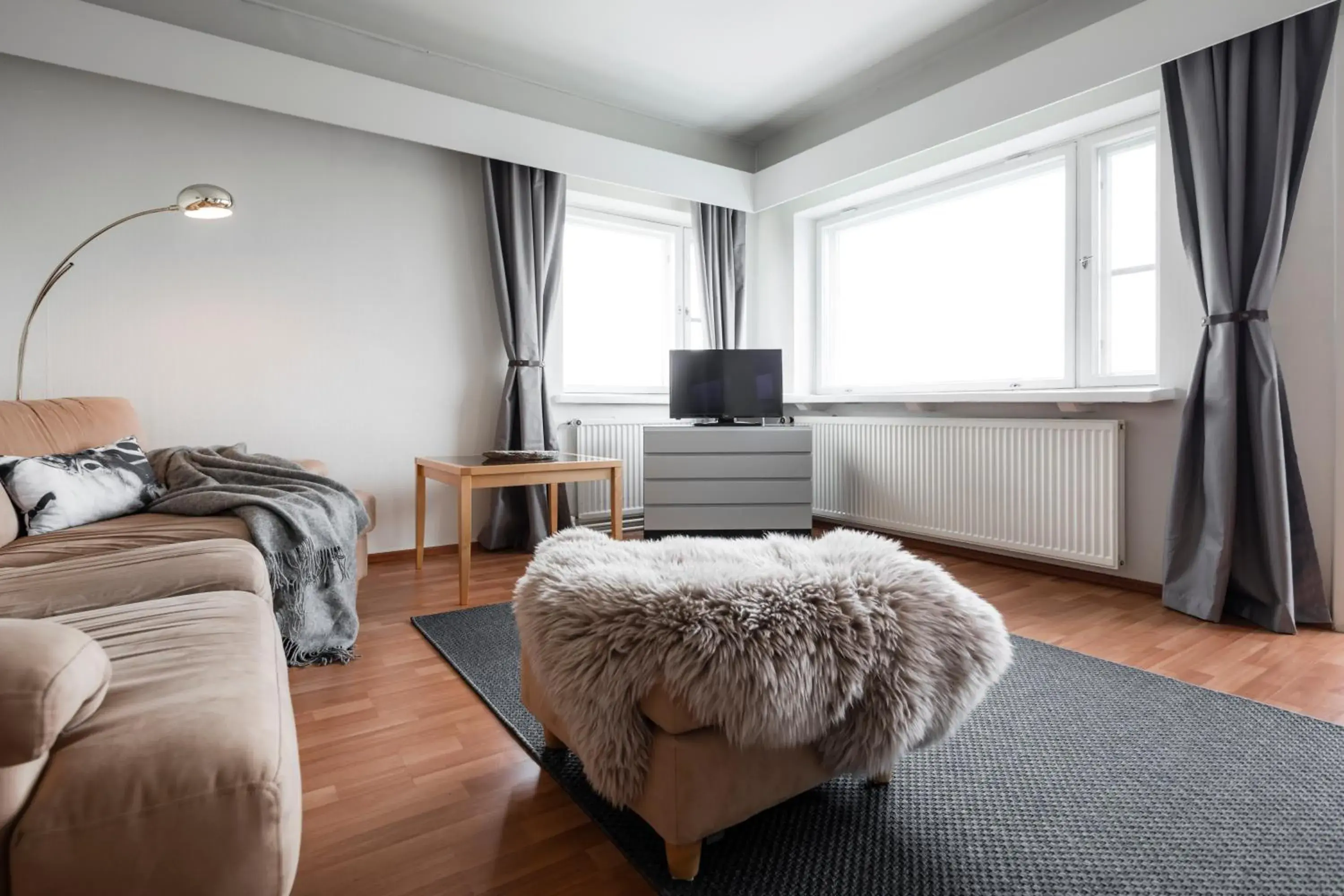 Living room, Bed in Lapland Hotels Kilpis Living room, Bed in Lapland Hotels Kilpis