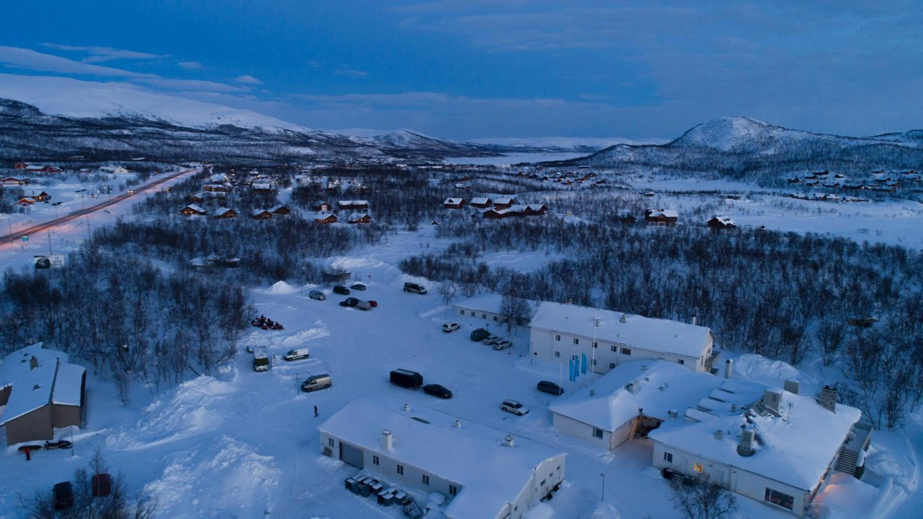 Property building in Lapland Hotels Kilpis