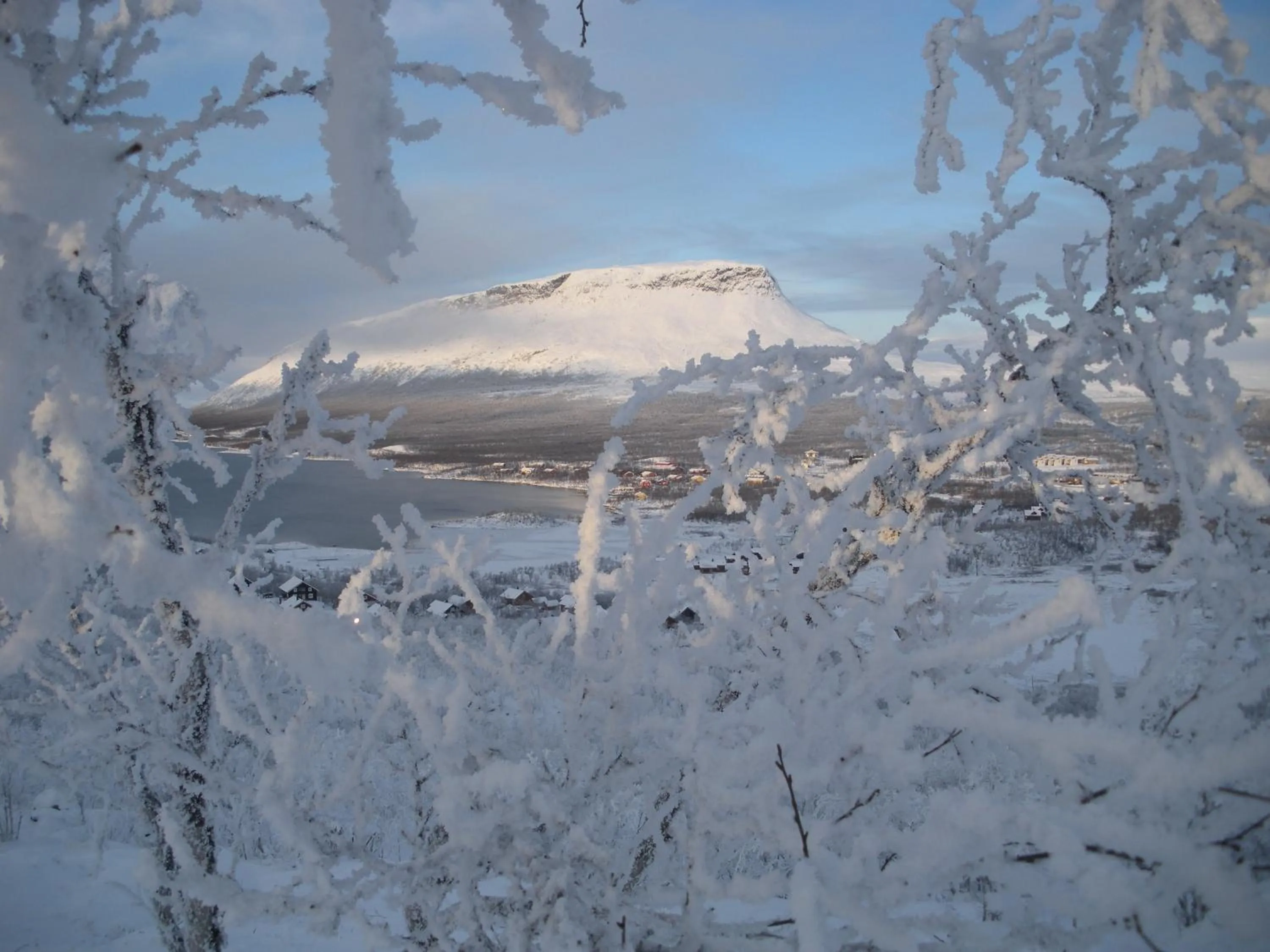 Mountain view in Lapland Hotels Kilpis