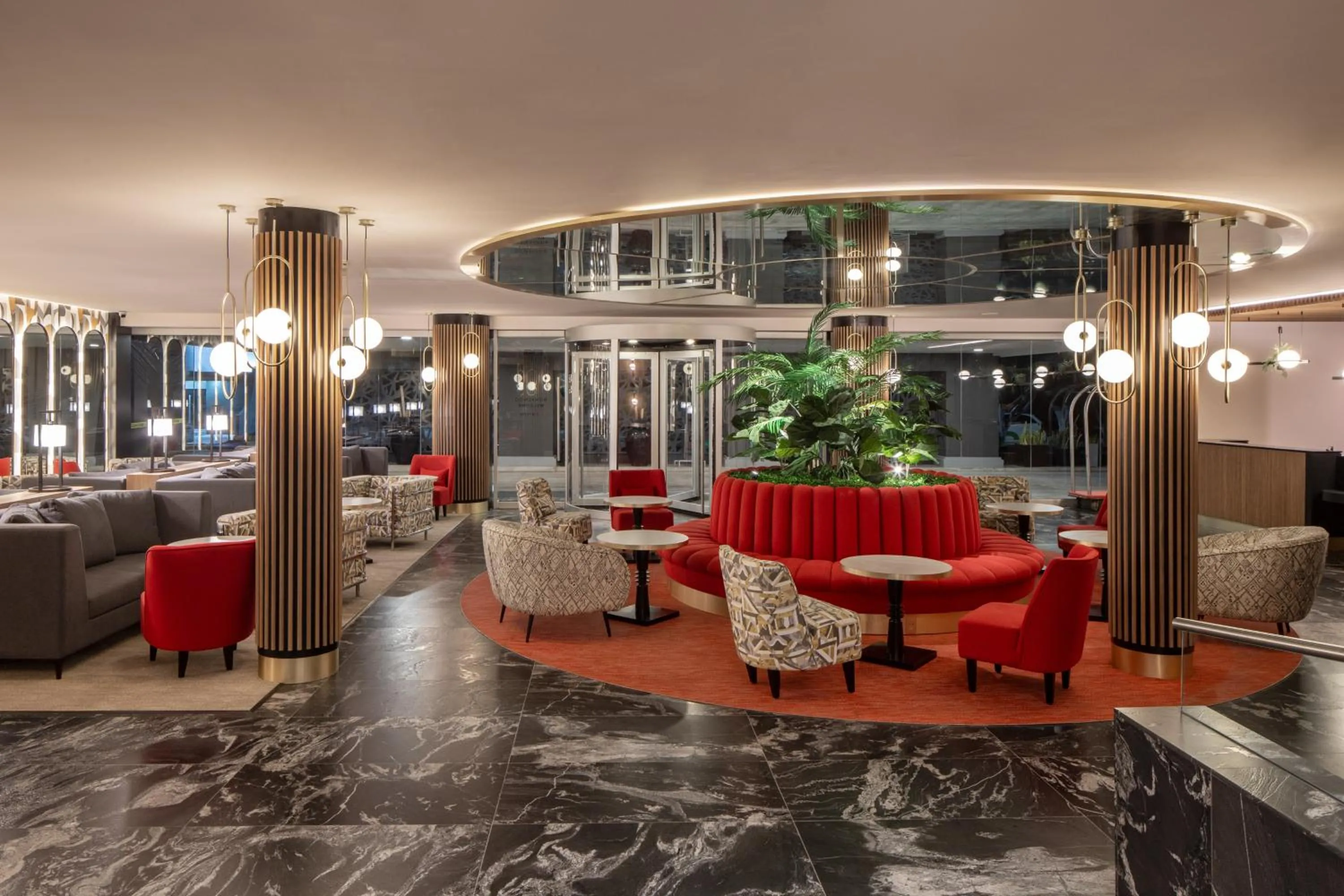 Lobby or reception in Hotel Real del Rio