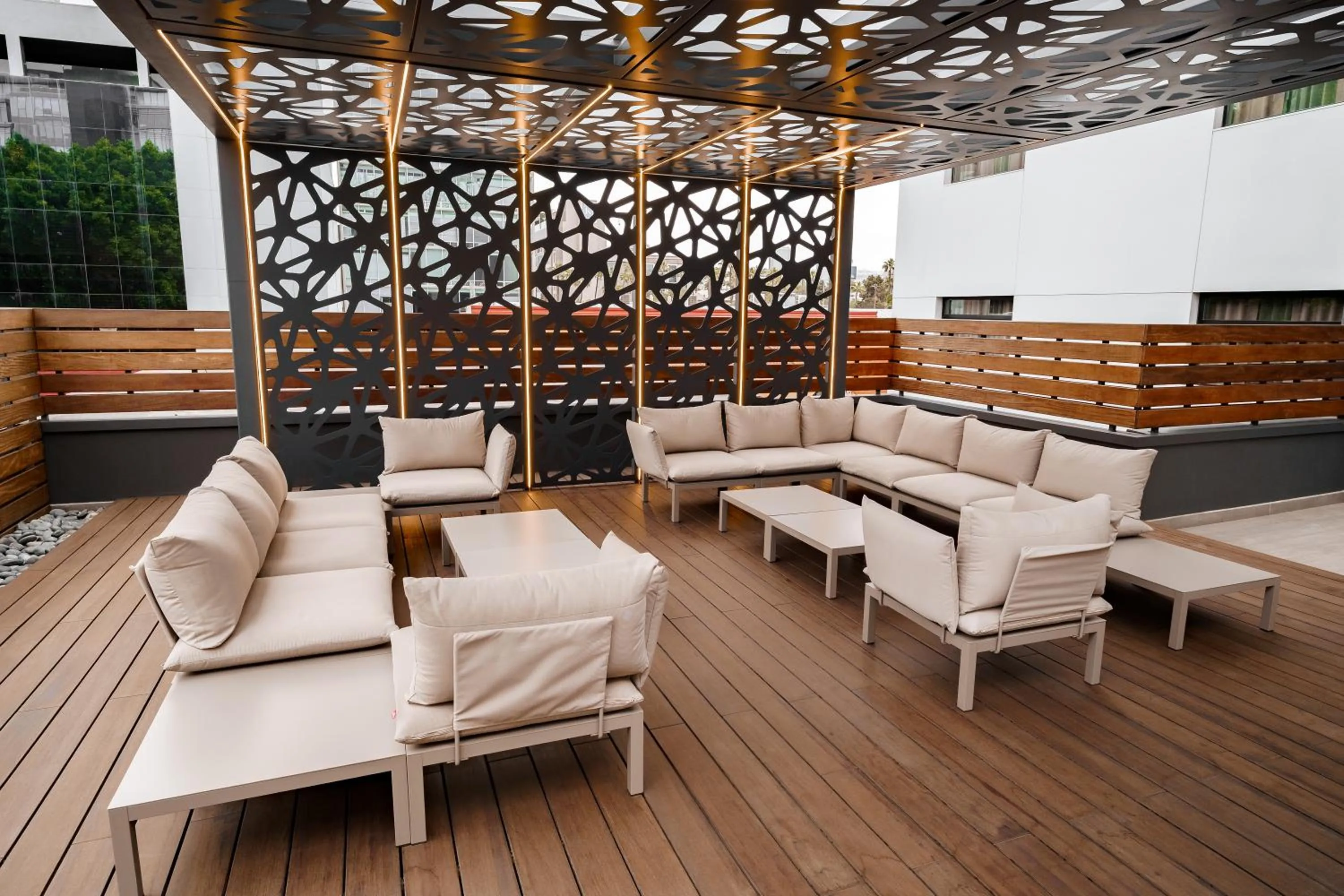 Patio in Hotel Real del Rio