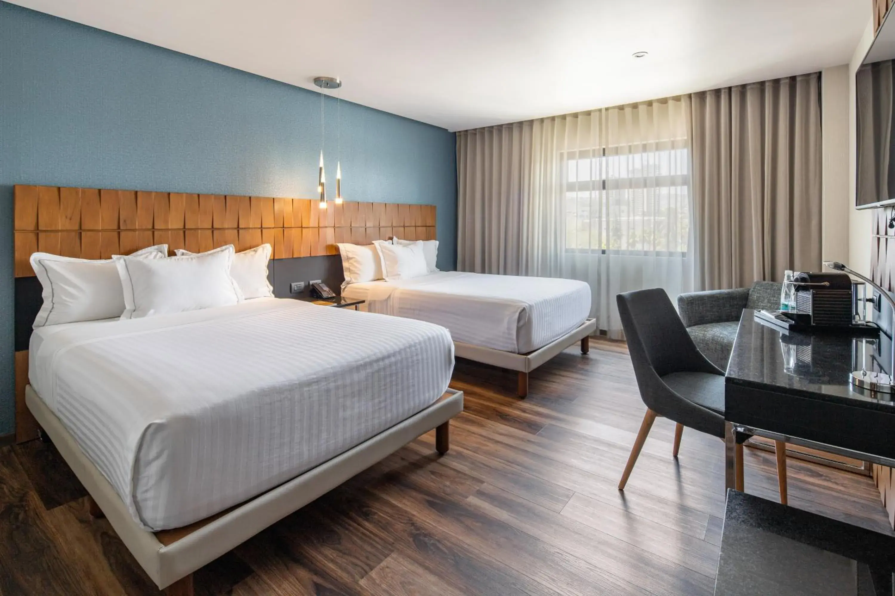 Superior Double Room with Two Double Beds in Hotel Real del Rio Superior Double Room with Two Double Beds in Hotel Real del Rio