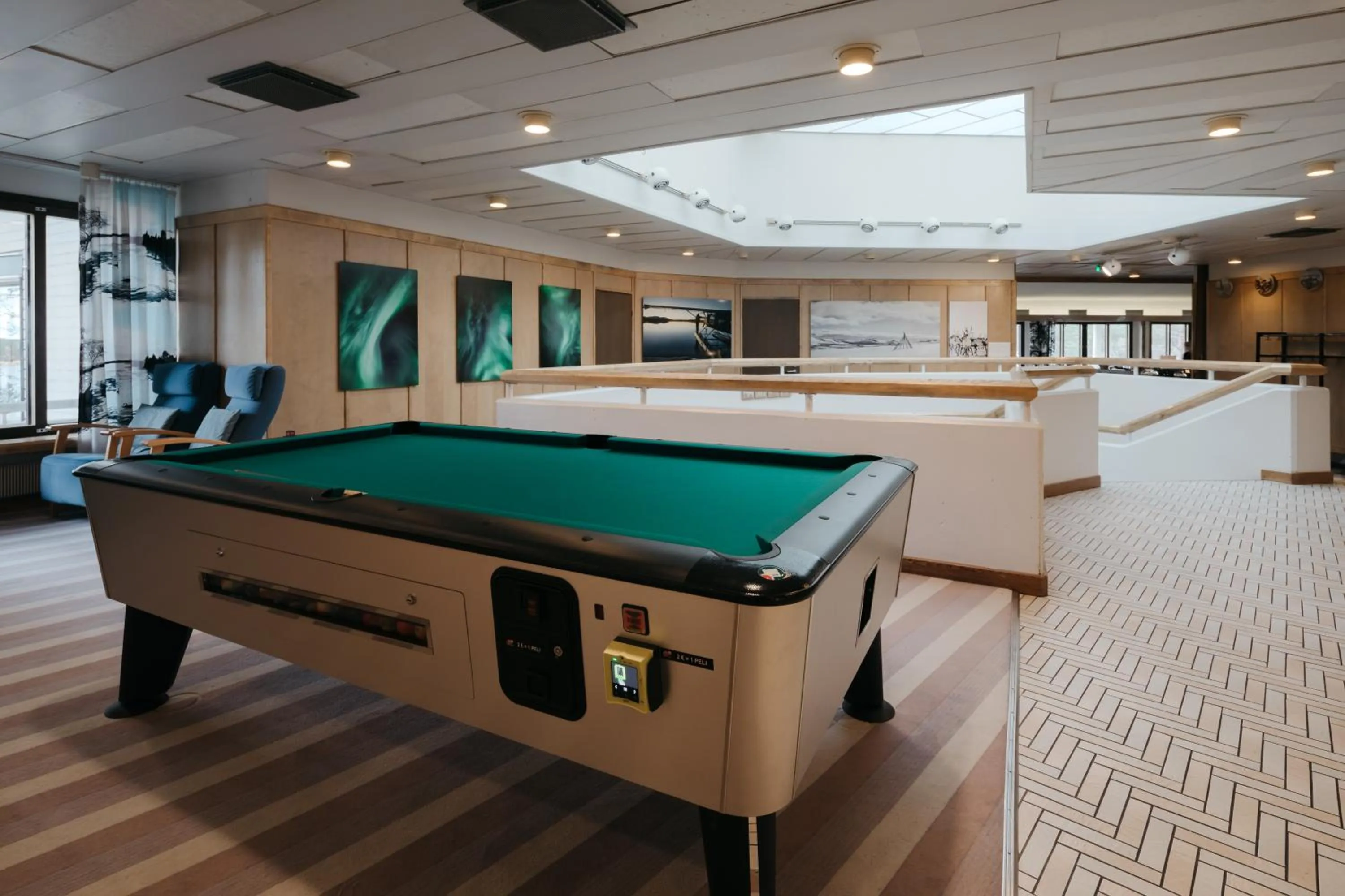 Billiard in Lapland Hotels Hetta