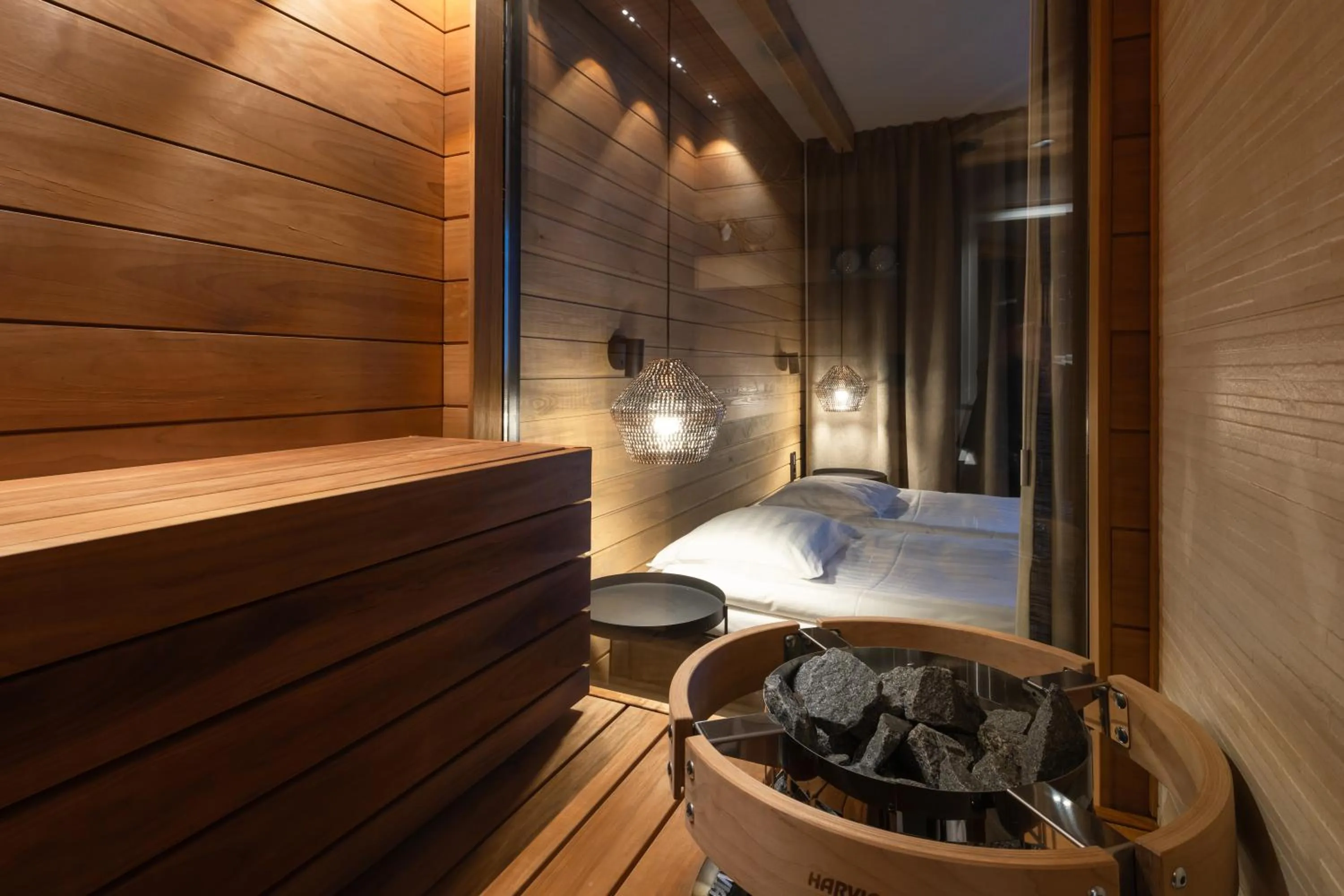 Sauna in Lapland Hotels Ylläskaltio