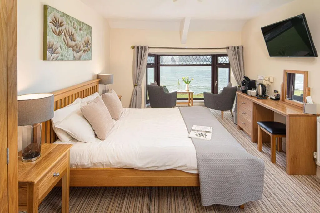 Sea view, Bed in Gwbert Hotel